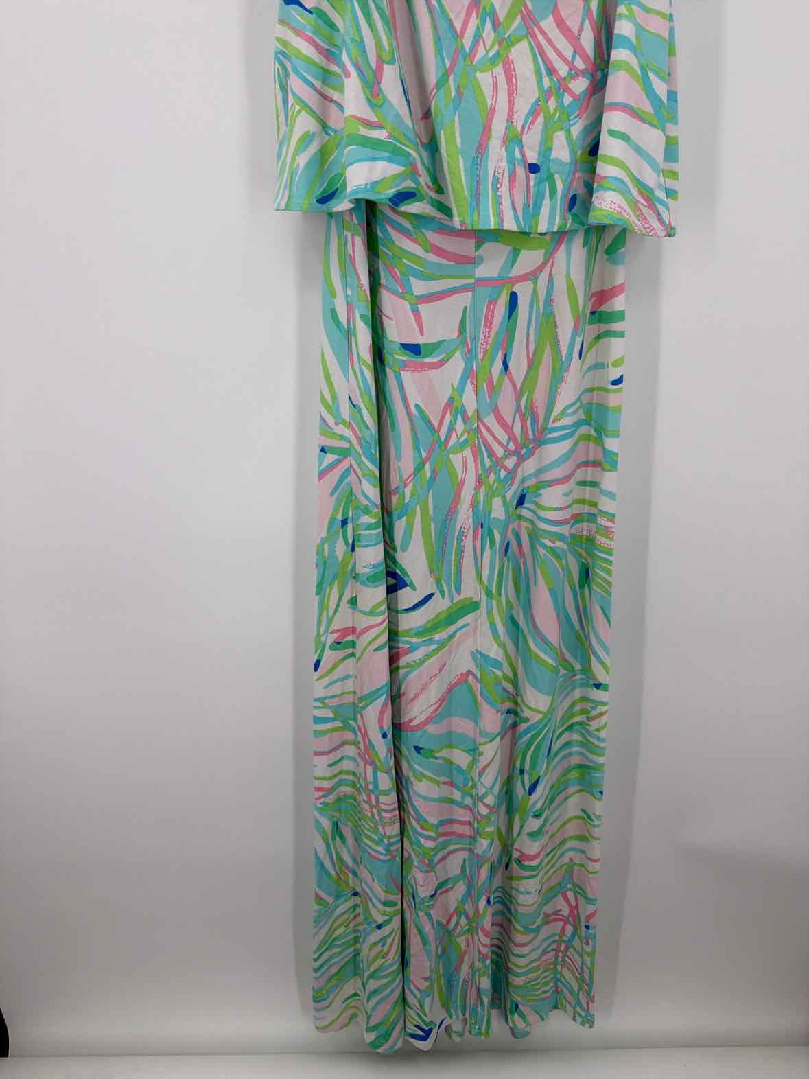 Pre-Owned Lilly Pulitzer Blue Size XS Long Sleeveless Dress | True Fashionistas.