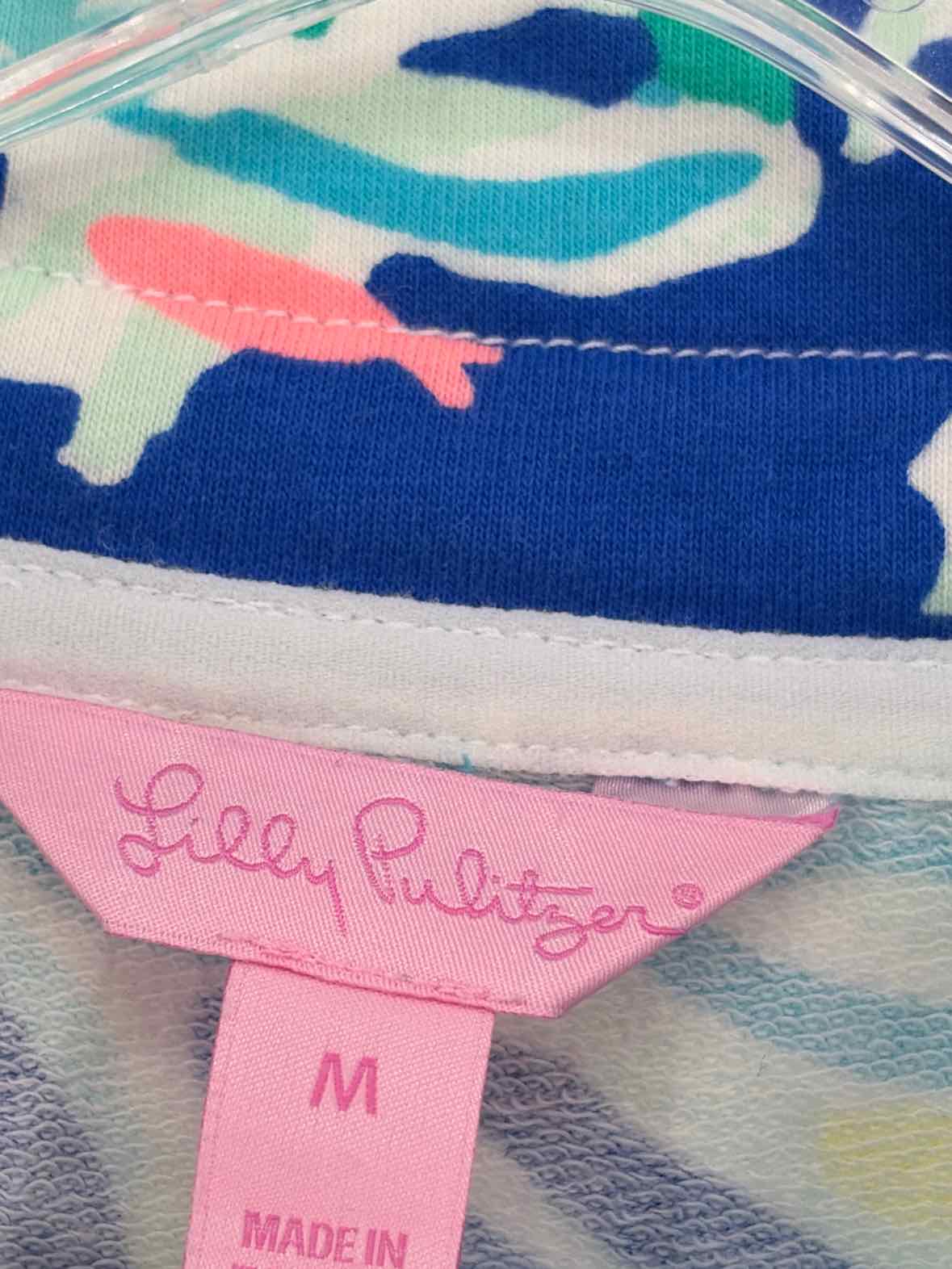Lilly Pulitzer Blue Size Medium Sweatshirt | True Fashionistas.