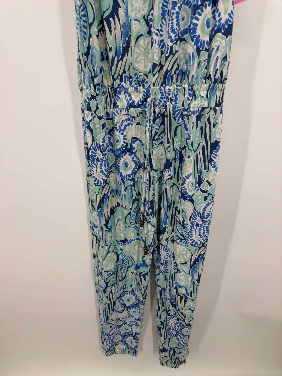 Pre-Owned Lilly Pulitzer Blue Size Small Sleeveless Jumpsuit | True Fashionistas.