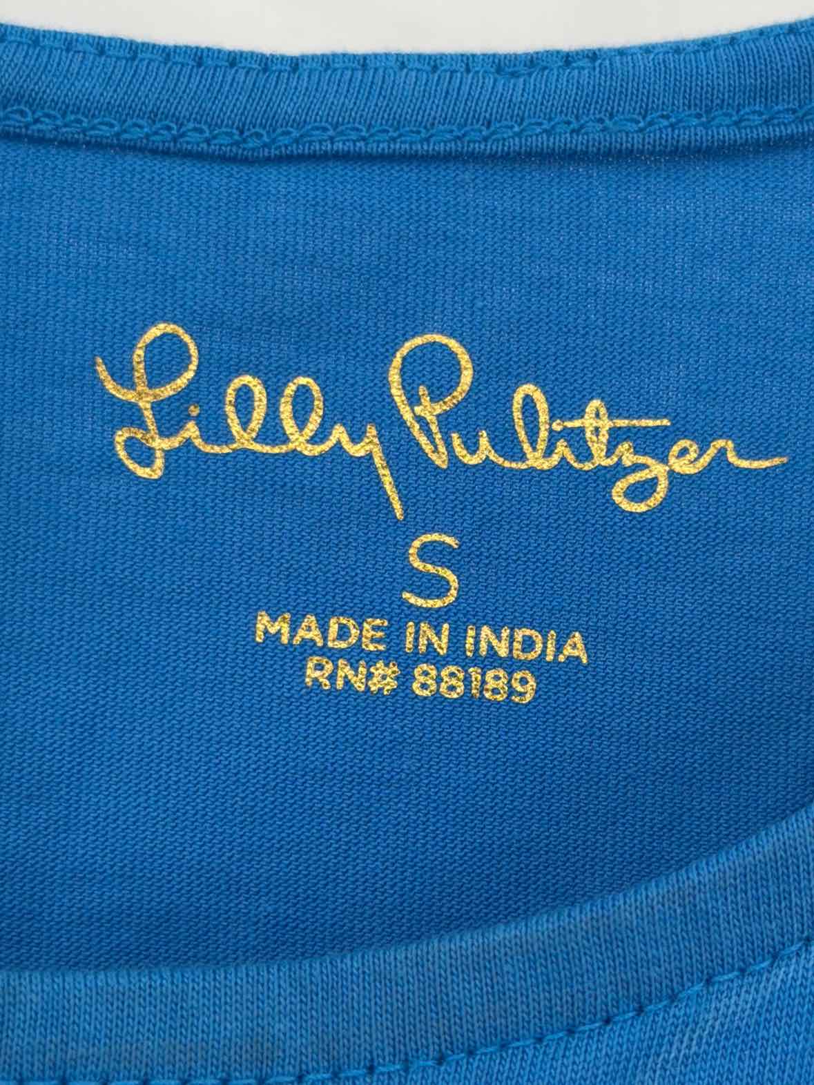 Pre-Owned Lilly Pulitzer Blue Size Small Short Sleeveless Dress | True Fashionistas.