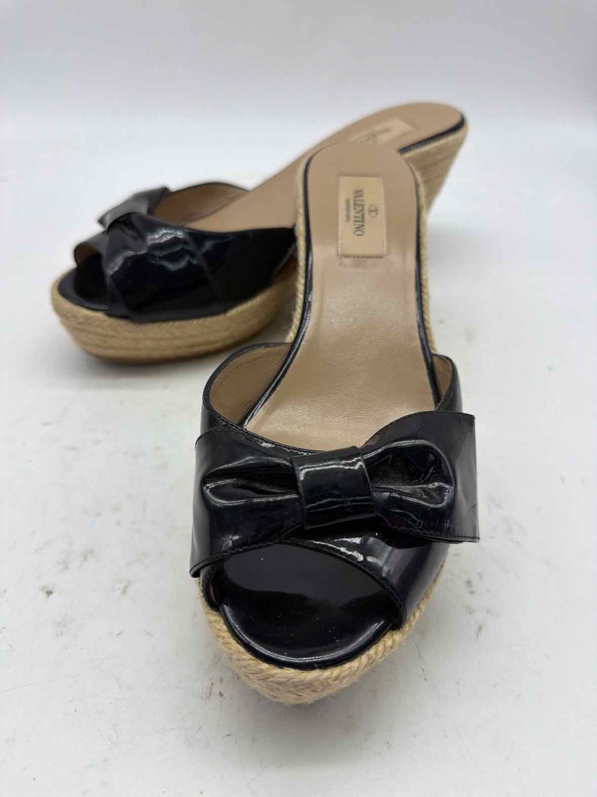 Pre-Owned Valentino Barely There Size 9 Wedge Heels | True Fashionistas.