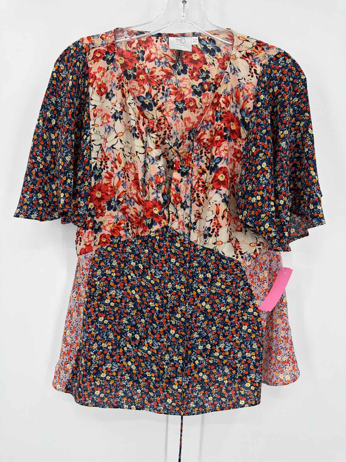 Pre-Owned HD In Paris Pink Size 6 Blouse | True Fashionistas.