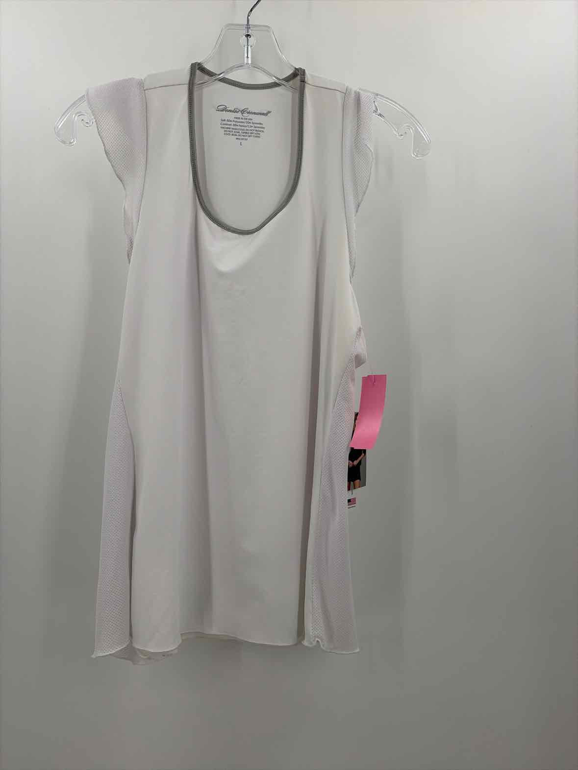 Pre-Owned Denise Cronwall White Size Large Athletic Tank | True Fashionistas.