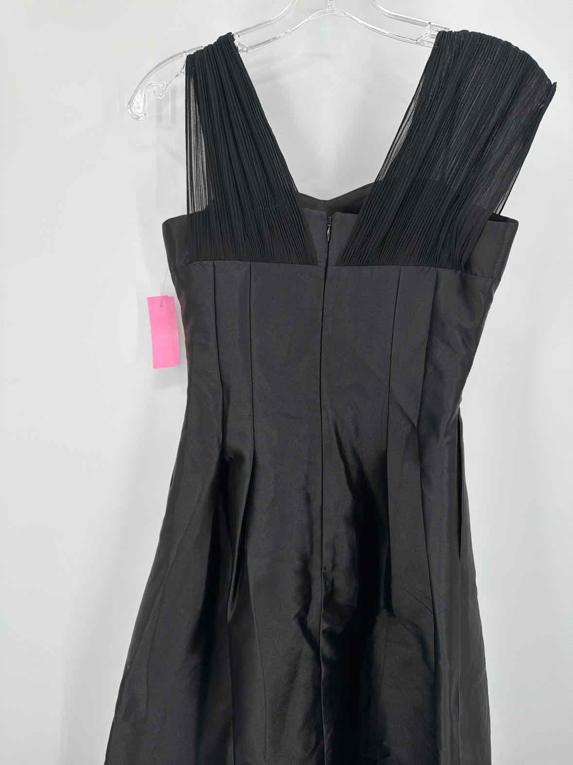 Pre-Owned Chats Black Size Small Midi Evening Gown | True Fashionistas.