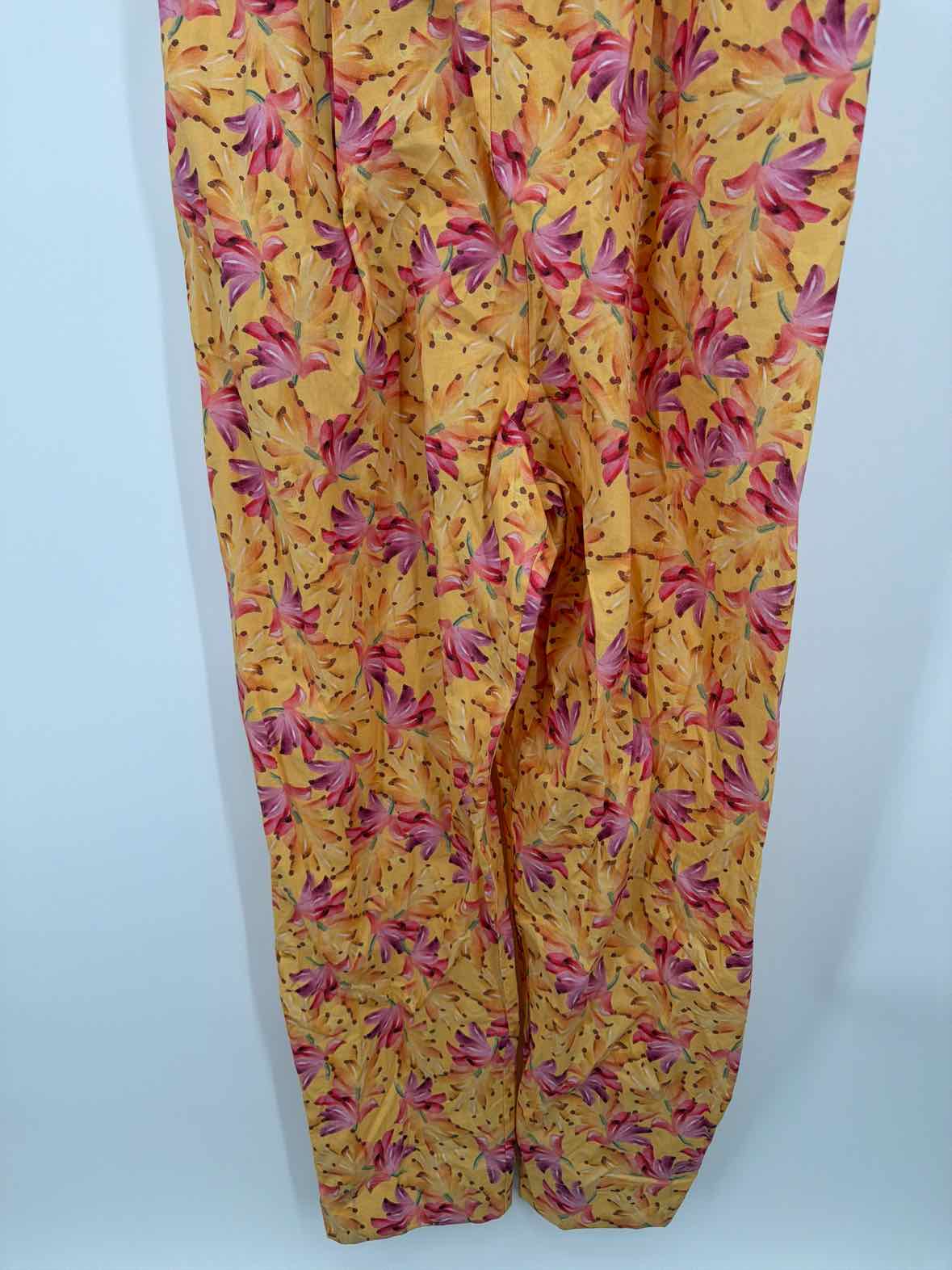 Pre-Owned Farm Rio Yellow Size XL Sleeveless Jumpsuit | True Fashionistas.