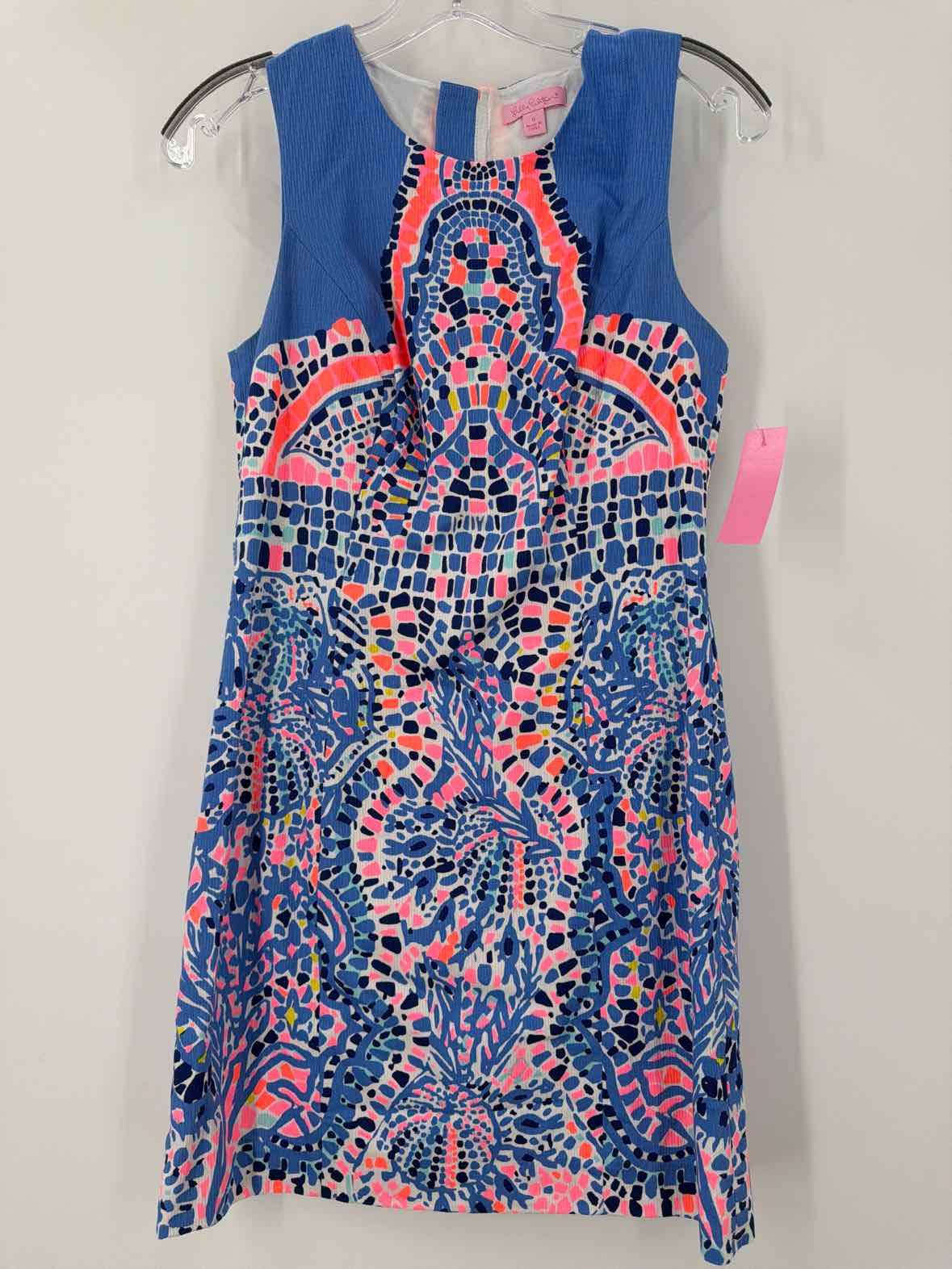Pre-Owned Lilly Pulitzer Blue Size 0 Short Sleeveless Dress | True Fashionistas.
