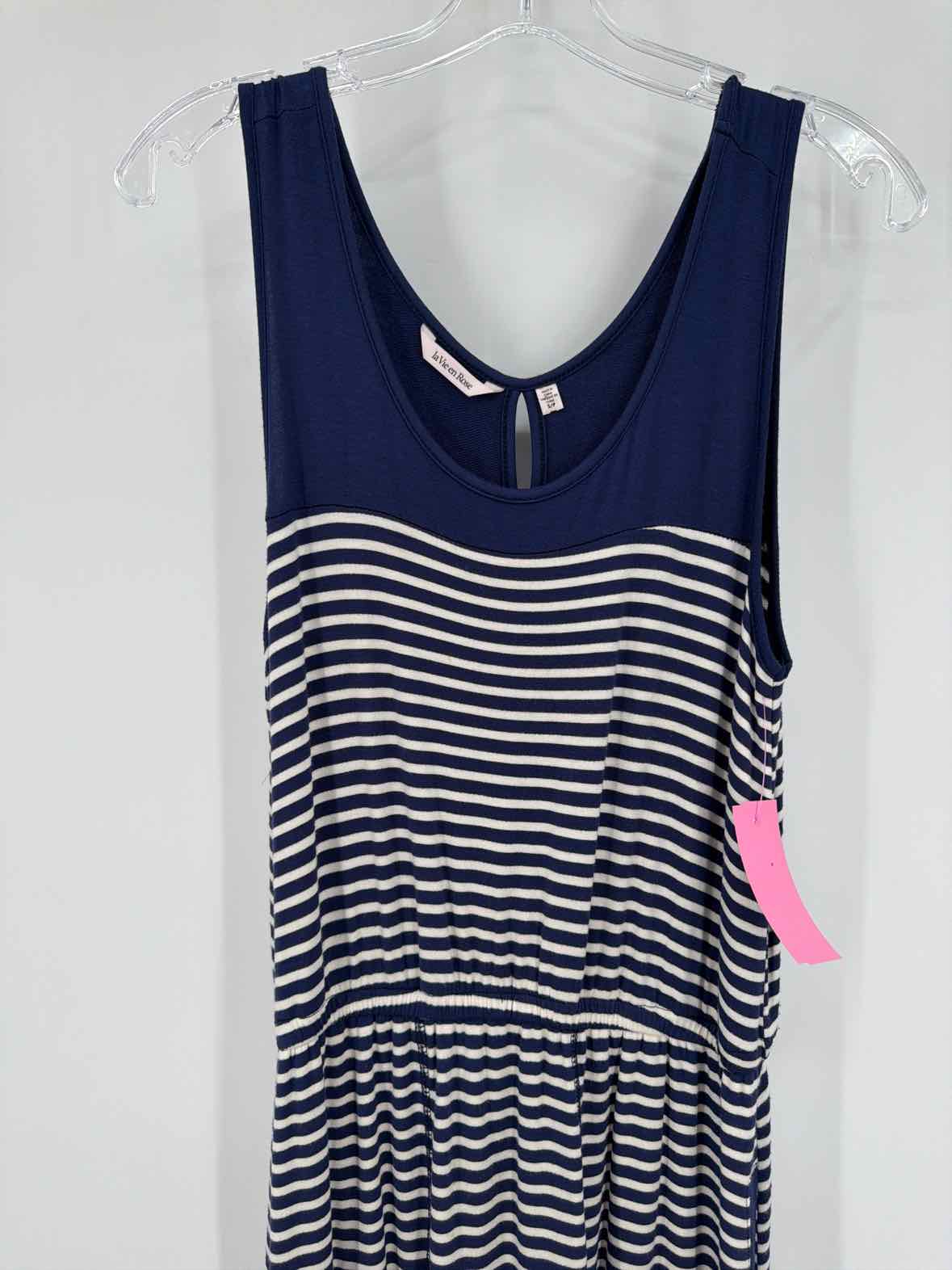 Pre-Owned La Vie En Rose Aqua Blue Size Small Long Sleeveless Dress | True Fashionistas.