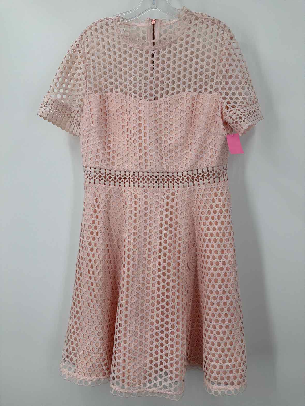Pre-Owned Ted Baker Pink Size 5/12 Short Short Sleeve Dress | True Fashionistas.