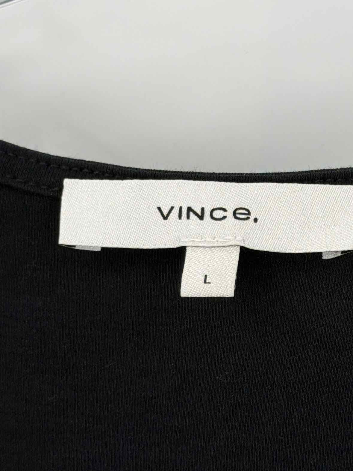 Pre-Owned Vince Black Size Large Long Sleeveless Dress | True Fashionistas.
