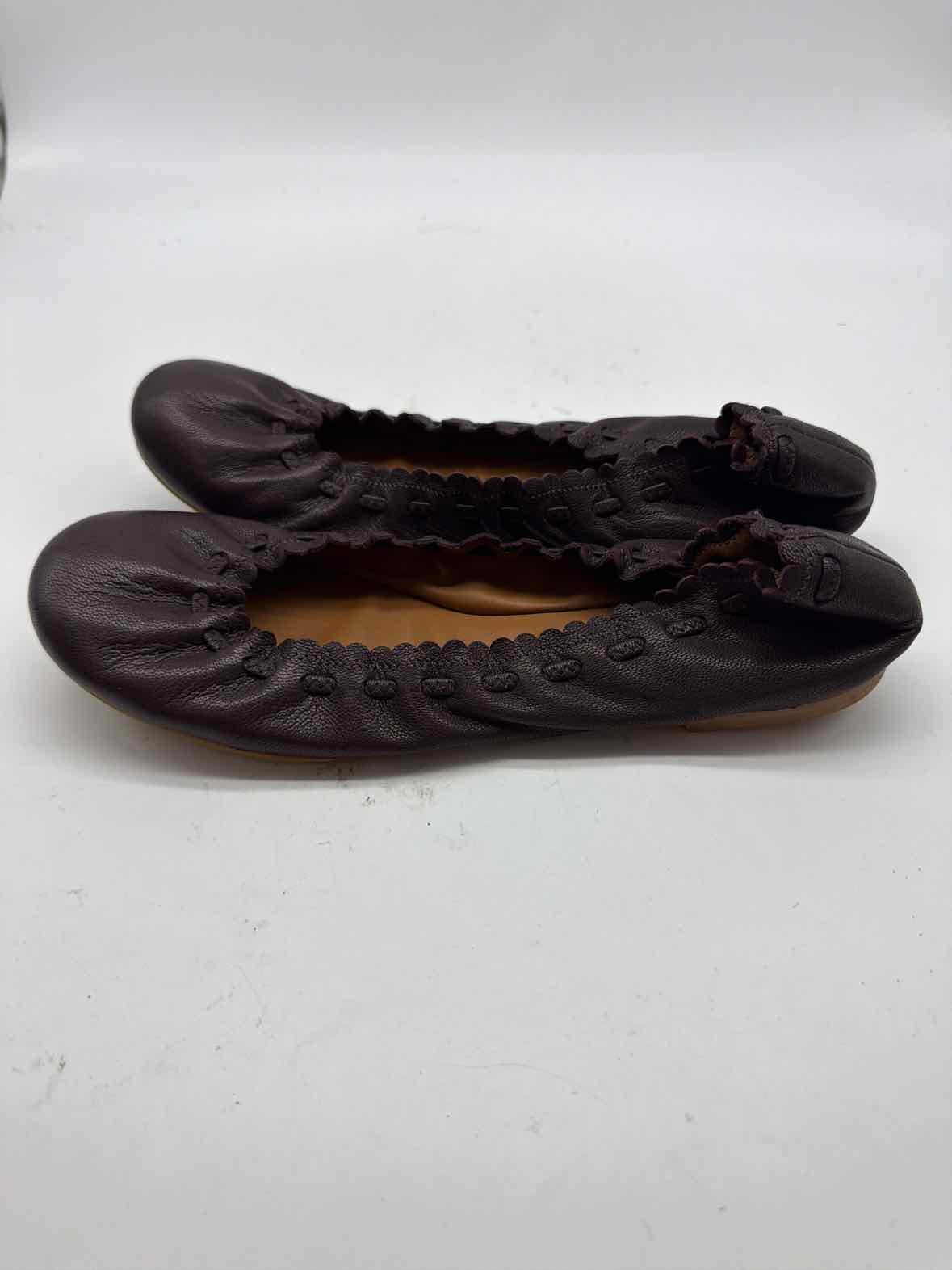 Pre-Owned See By Chloe Purple Size 38.5 Slip On Flats | True Fashionistas.