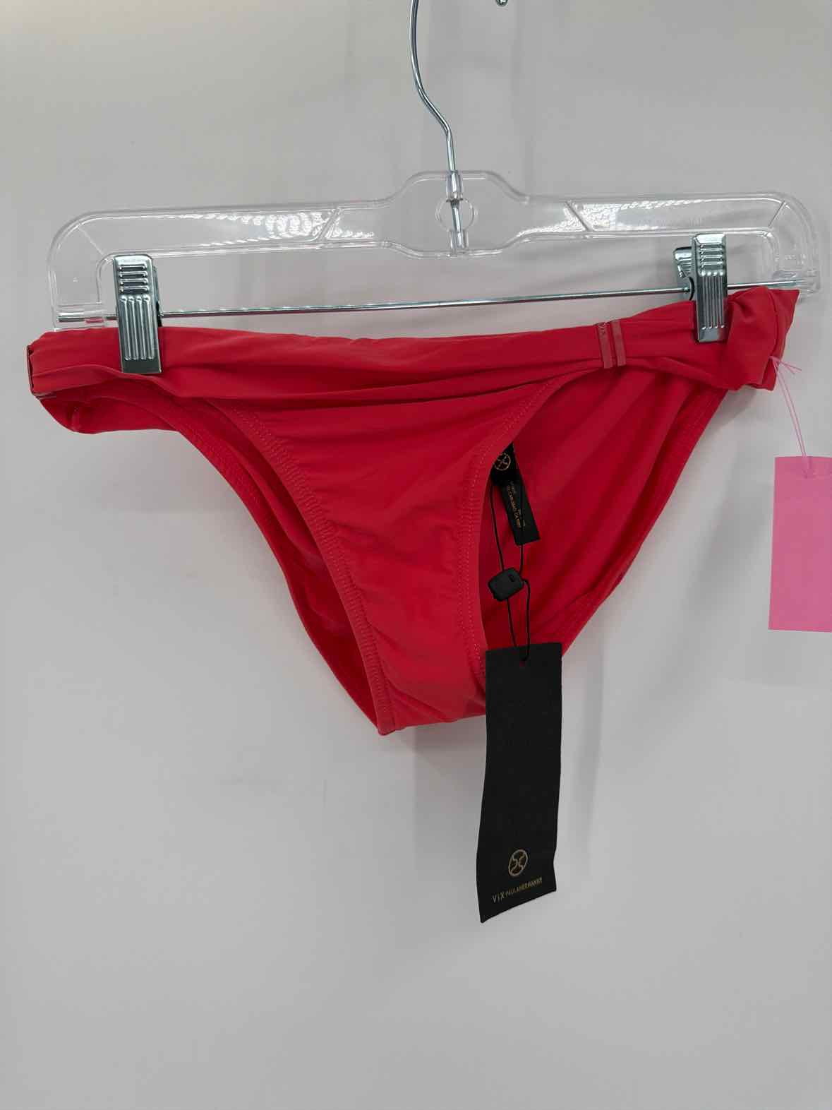 Pre-Owned Vix Hermanny Red Size 8 Bikini Bottom | True Fashionistas.