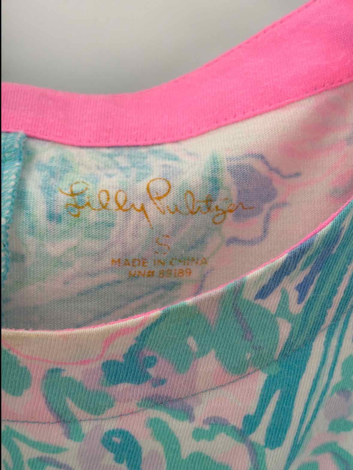 Pre-Owned Lilly Pulitzer Blue Size Small Short Long Sleeve Dress | True Fashionistas.