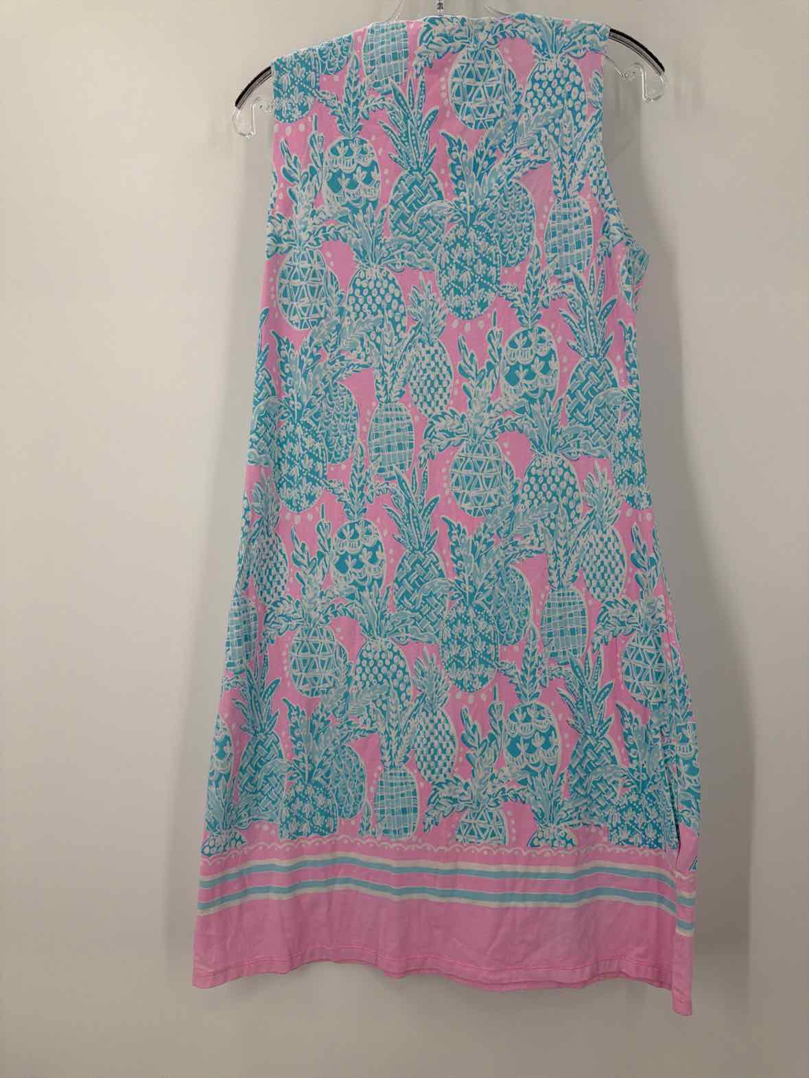Pre-Owned Barbara Erickson Blue Size Medium Short Sleeveless Dress | True Fashionistas.