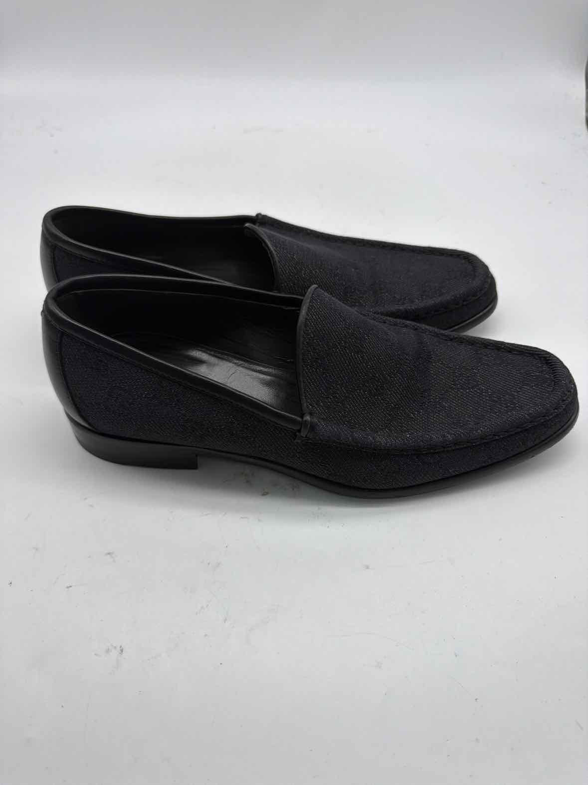 Pre-Owned Gucci Navy Size 8 Slip On Flats | True Fashionistas.