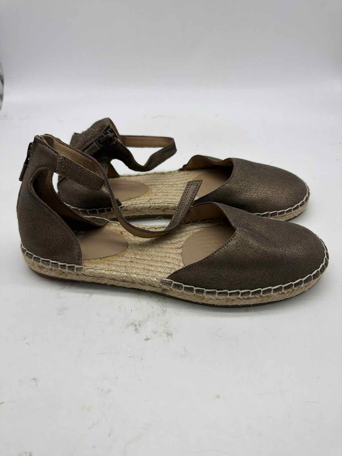 Pre-Owned Eileen Fisher Gold Size 7 Espadrille Sandals | True Fashionistas.