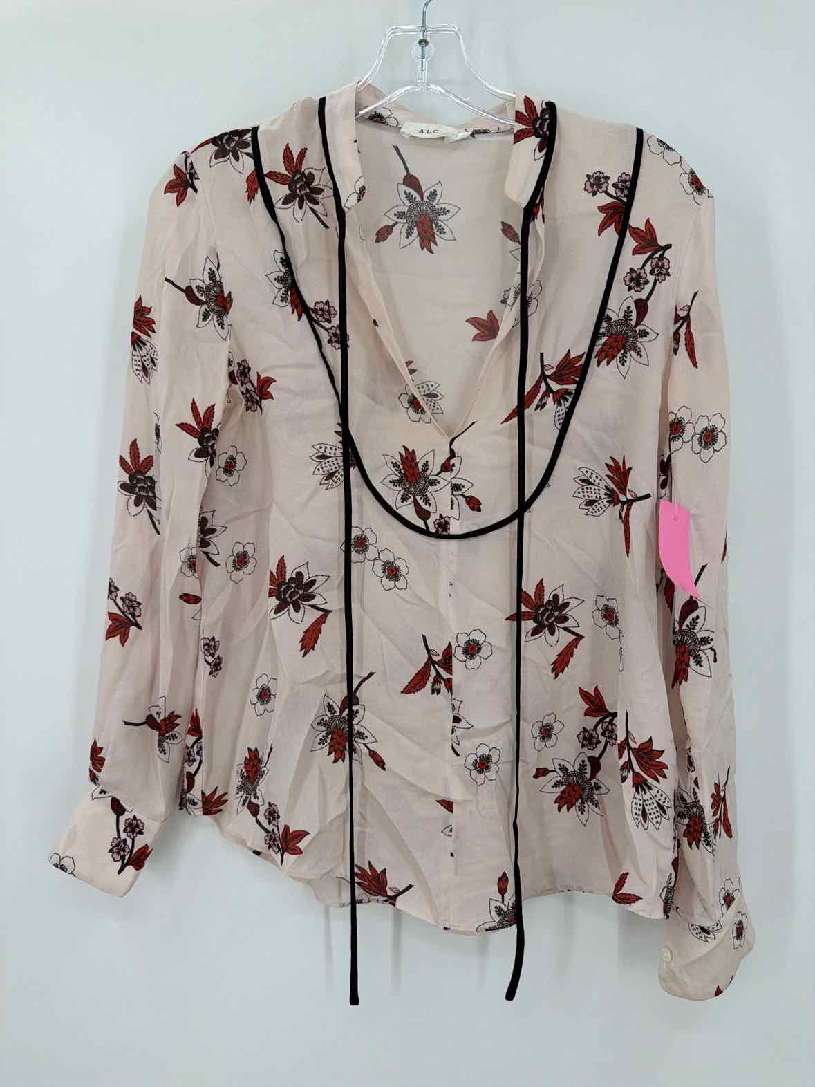 Pre-Owned ALC Pink Size 0 Blouse | True Fashionistas.