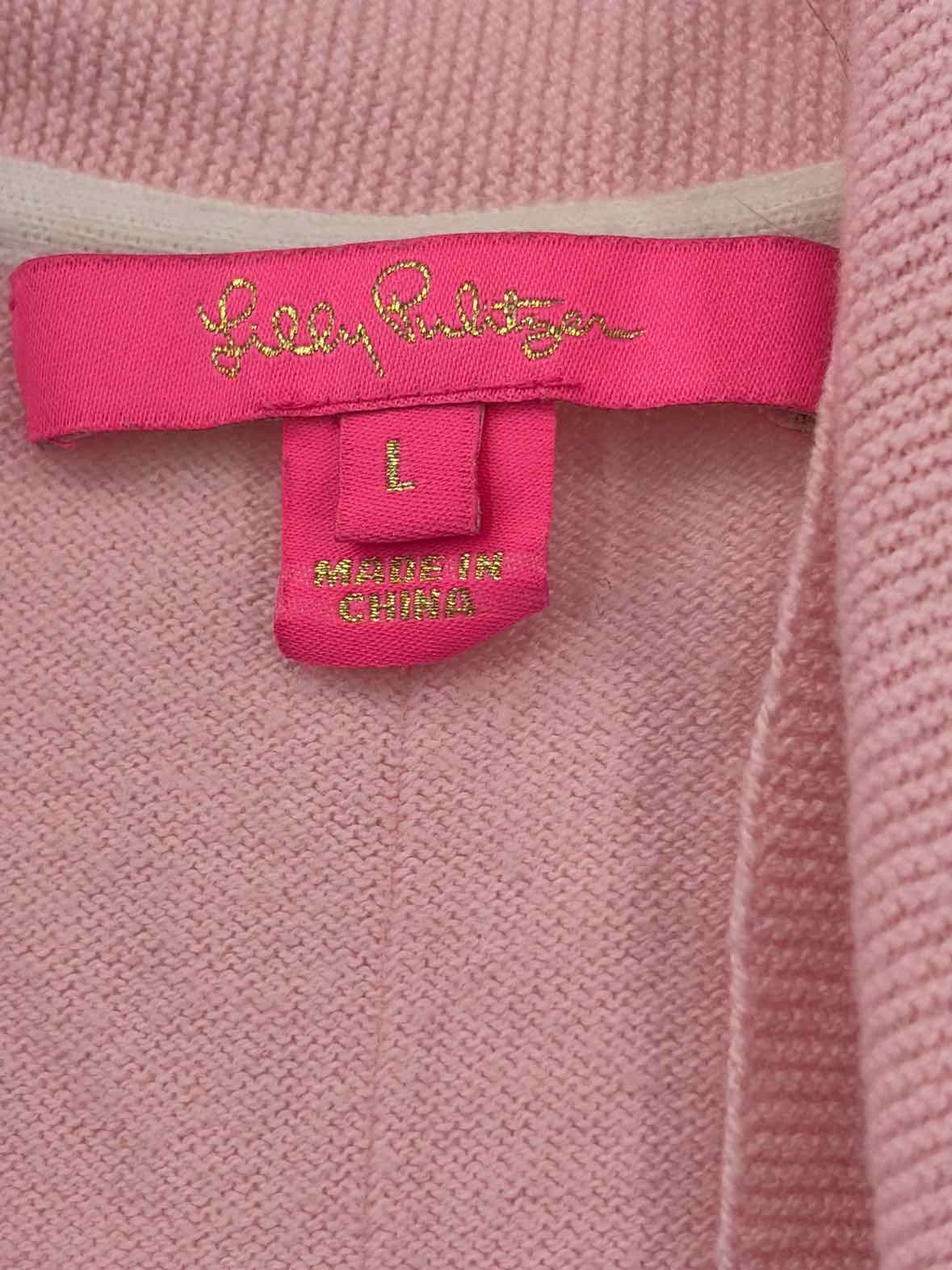 Pre-Owned Lilly Pulitzer Pink Size Small Cardigan Sweater | True Fashionistas.