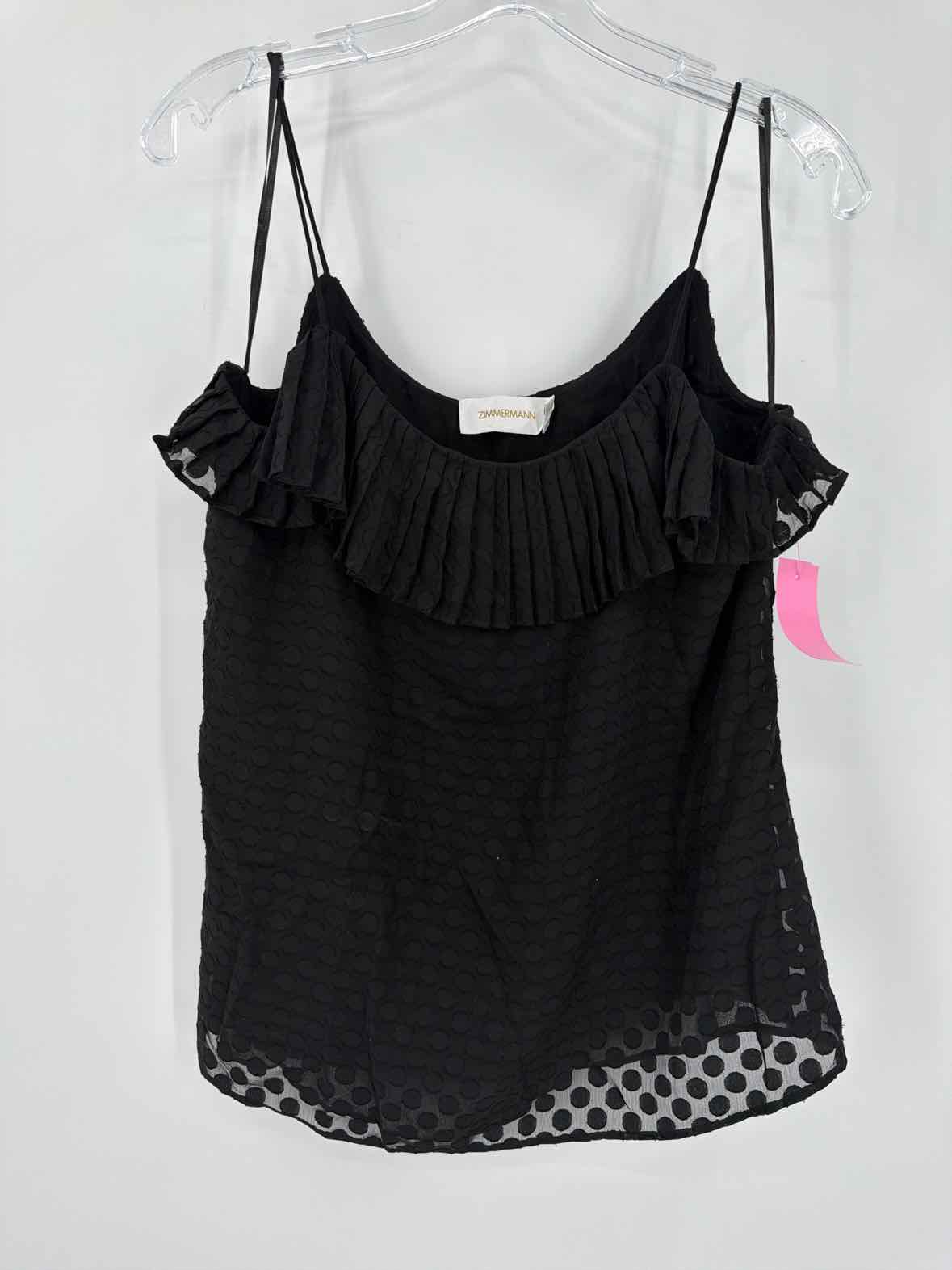 Pre-Owned Zimmermann Black Size 2/8 Tank Top | True Fashionistas.