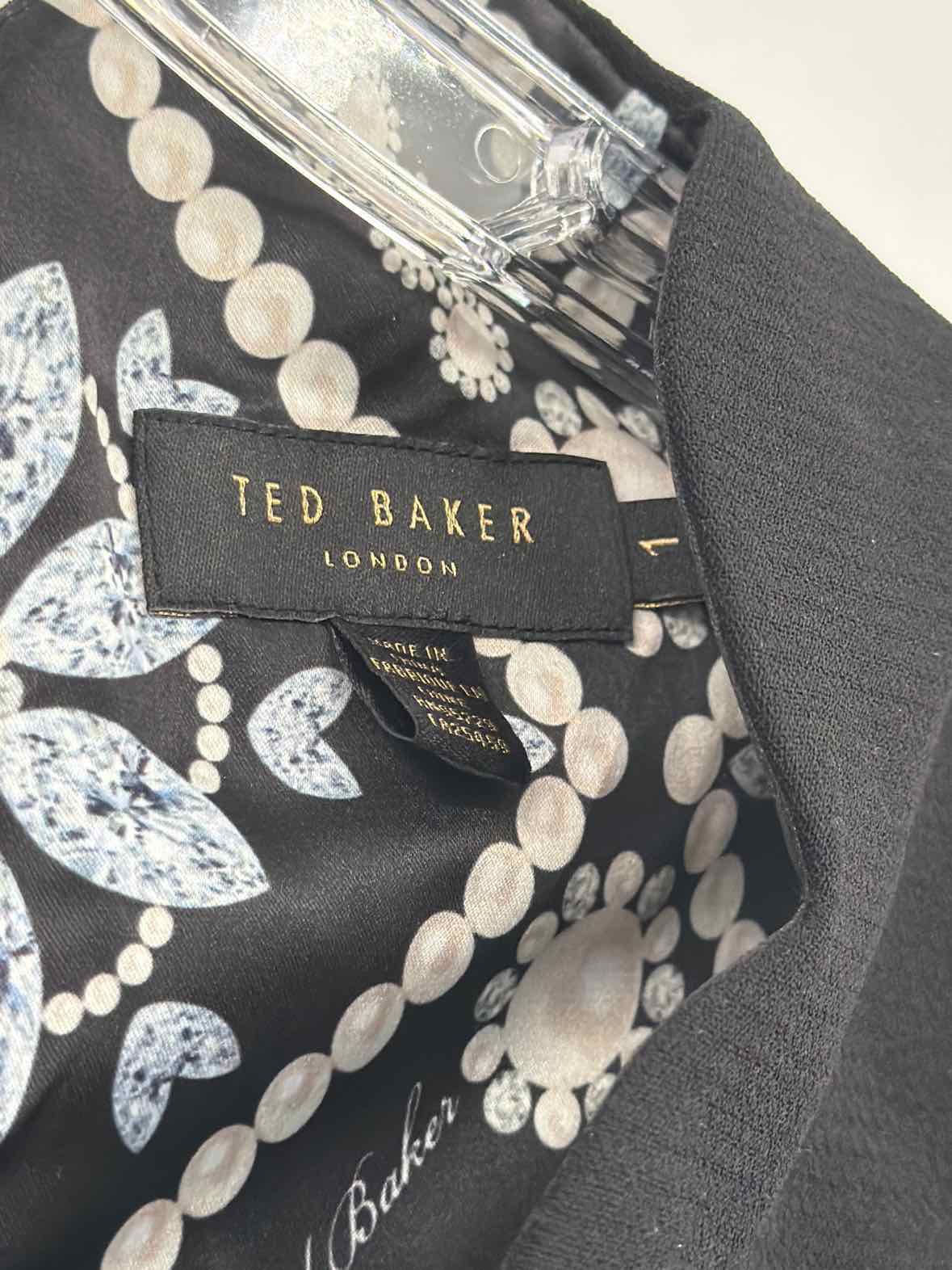 Pre-Owned Ted Baker Black Size 1/2 Short Sleeveless Dress | True Fashionistas.