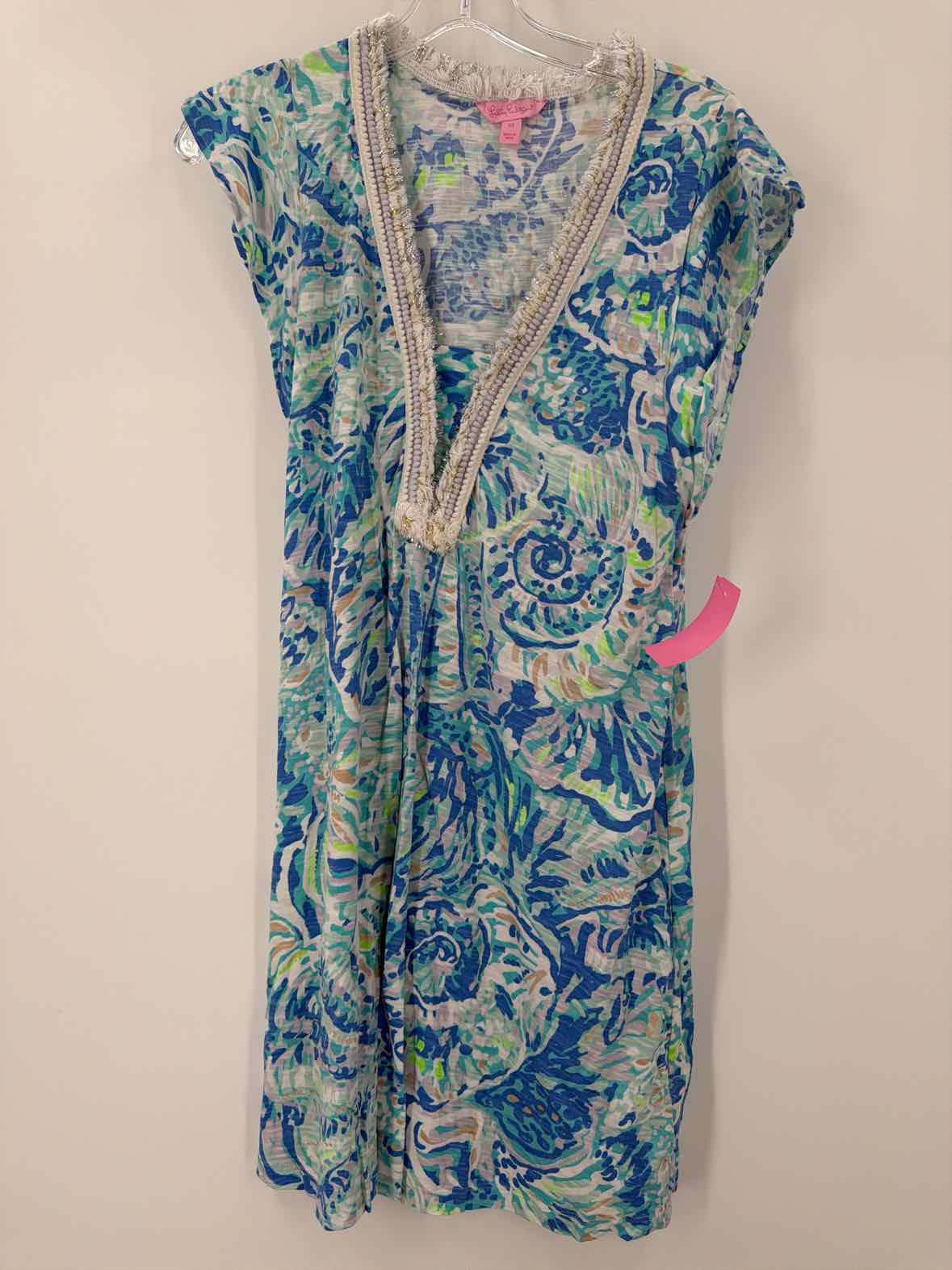 Pre-Owned Lilly Pulitzer Blue Size XS Short Short Sleeve Dress | True Fashionistas.