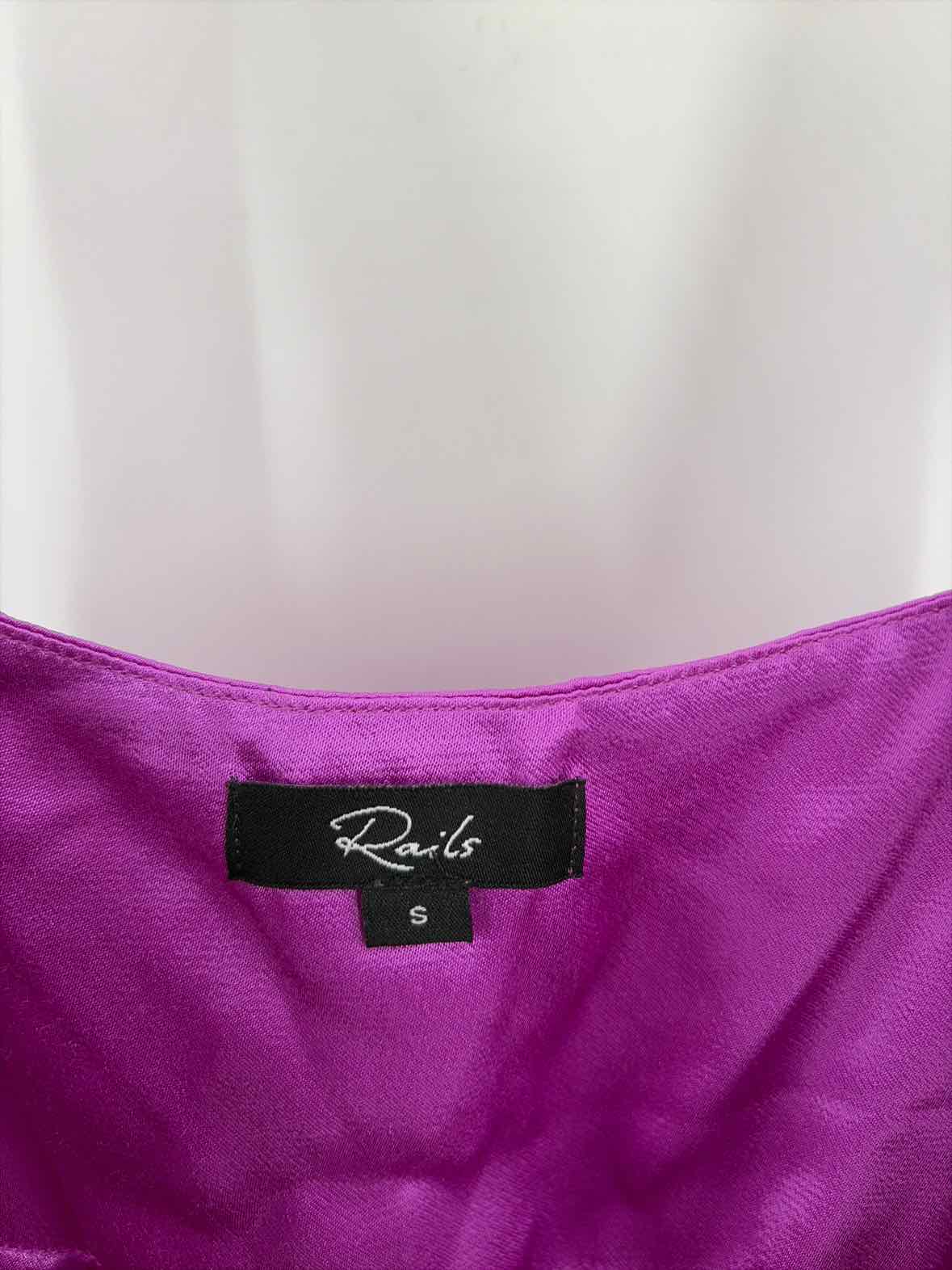 Pre-Owned Rails Purple Size Small Maxi Sleeveless Dress | True Fashionistas.