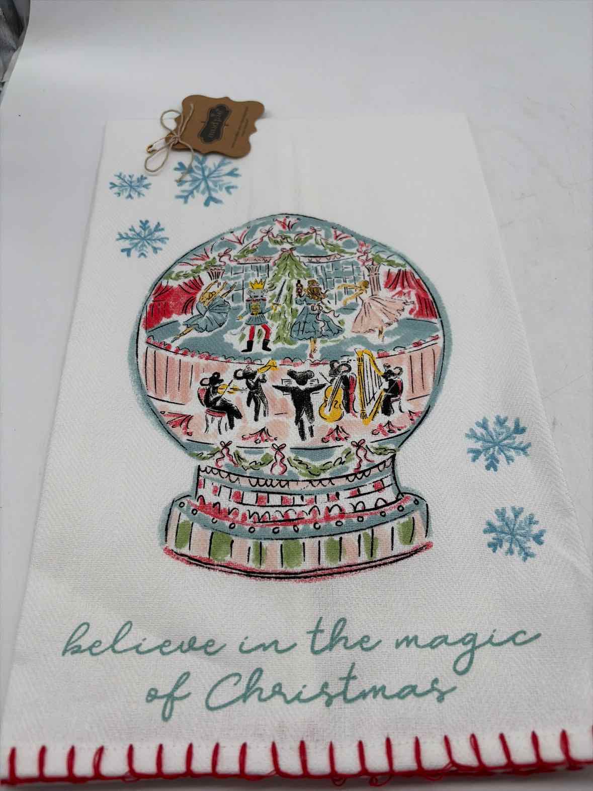 White Christmas Snowglobe Towel | True Fashionistas.