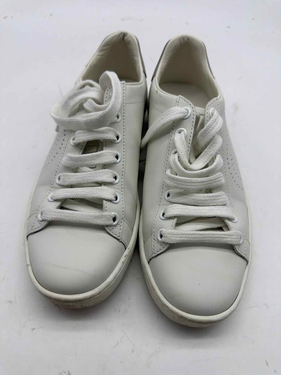 Pre-Owned Gucci White Size 4.5 Fashion Sneaker Athletic Shoes | True Fashionistas.