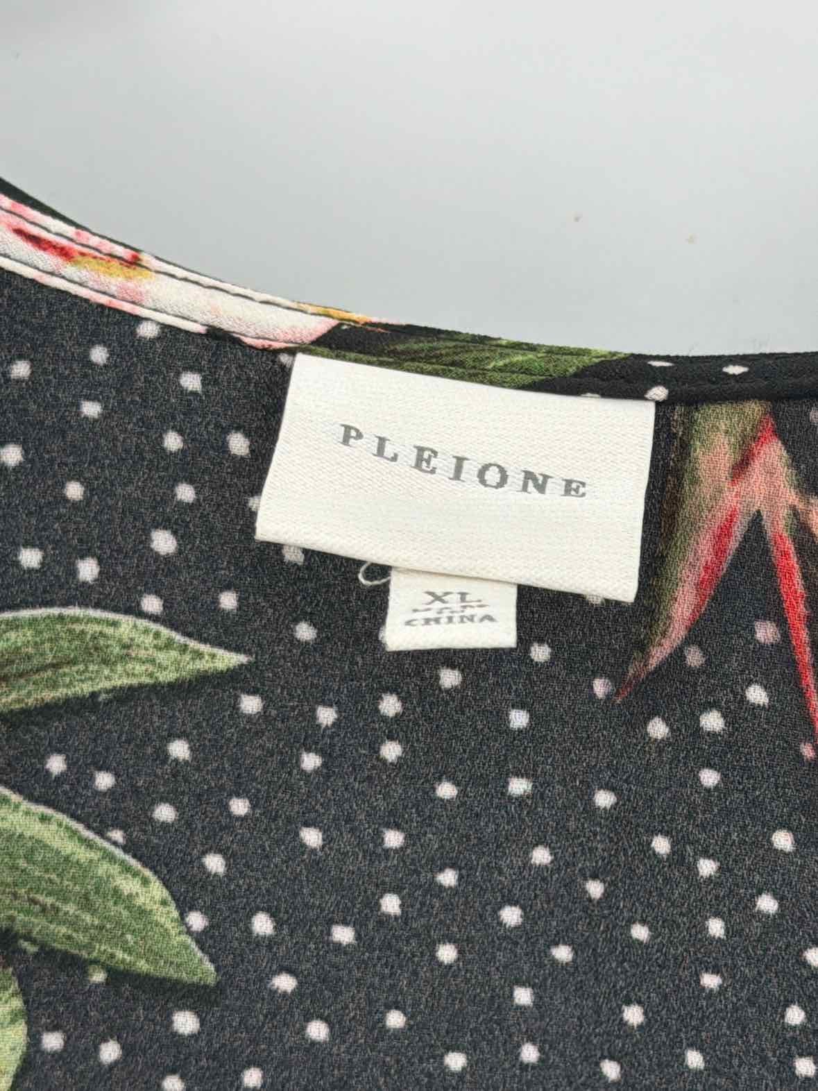 Pre-Owned Pleione Black Size XL Blouse | True Fashionistas.