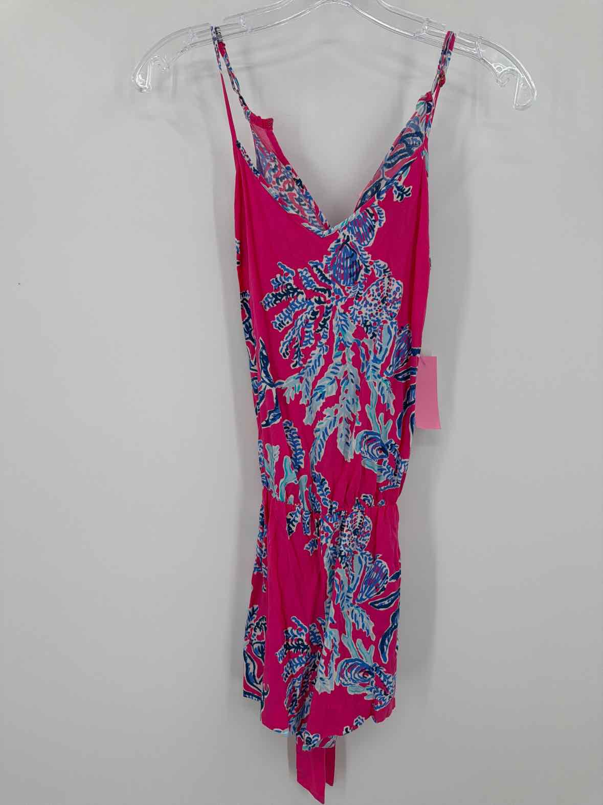 Pre-Owned Lilly Pulitzer Pink Size XS Sleeveless Romper | True Fashionistas.