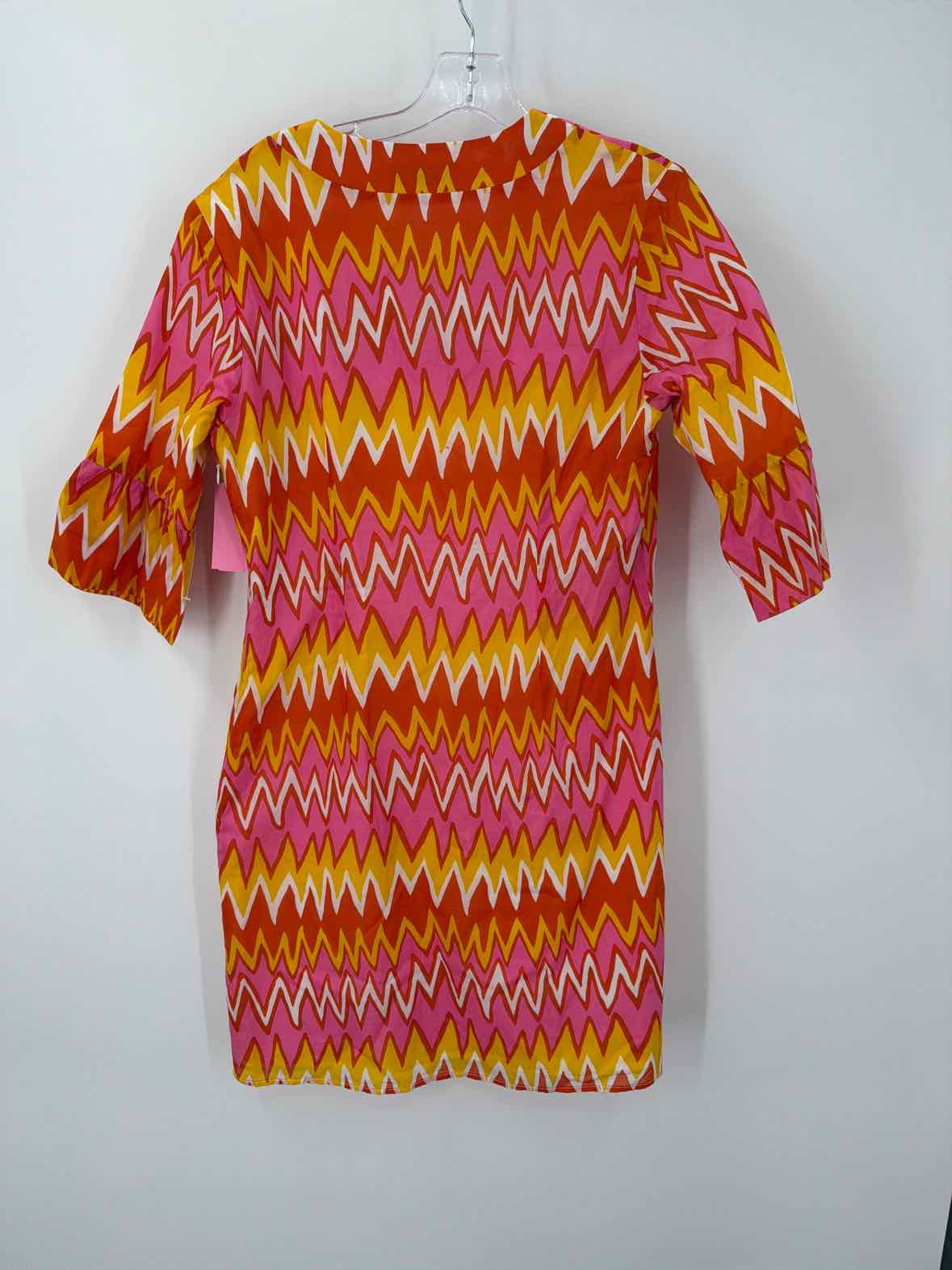 Pre-Owned Skirtin Around Orange Size 10 Short Long Sleeve Dress | True Fashionistas.