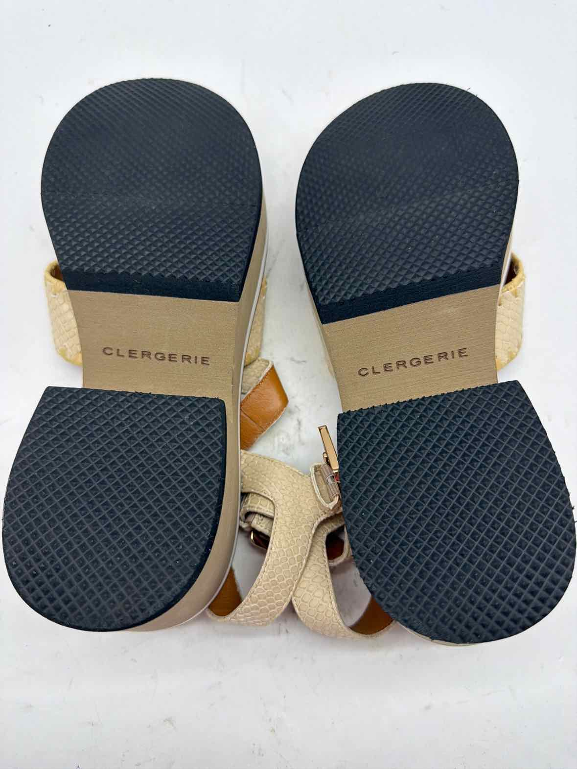 Pre-Owned Clergerie Tan Size 9 Strappy Heels | True Fashionistas.