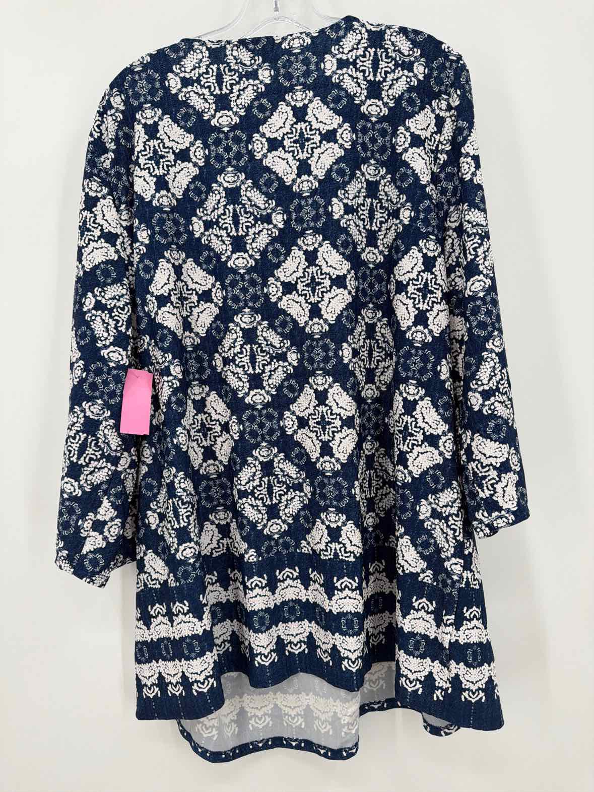 Pre-Owned Tacera Blue Size 3X Blouse | True Fashionistas.