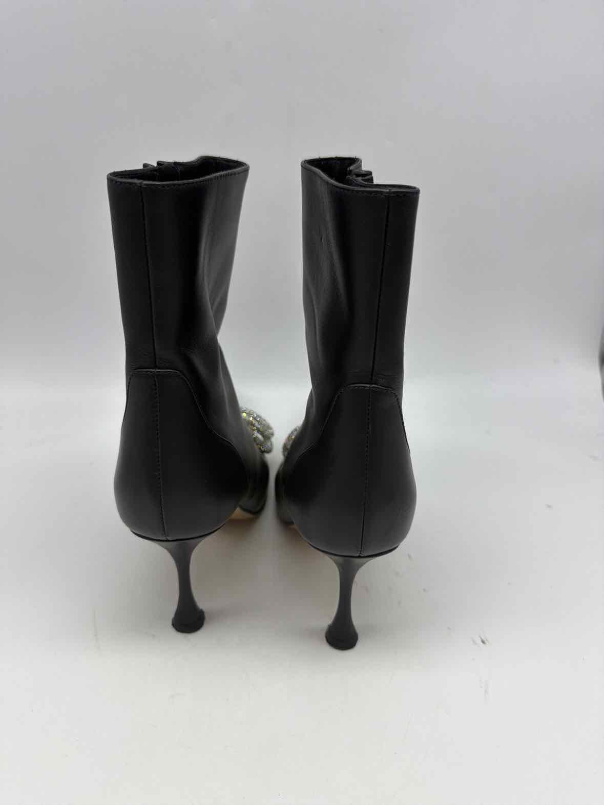 Pre-Owned Mach & Mach Black Size 36.5 Ankle Boot Boots | True Fashionistas.