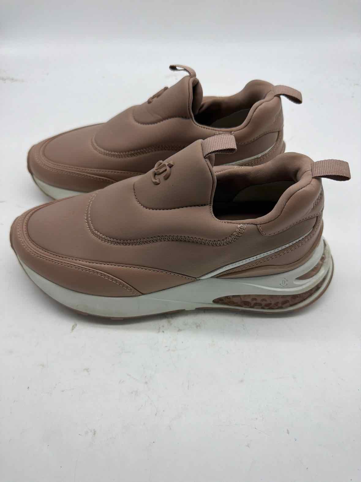 Pre-Owned Jimmy Choo Pink Size 6.5 Fashion Sneaker Athletic Shoes | True Fashionistas.