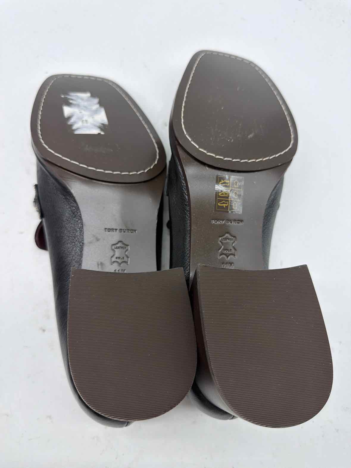 Pre-Owned Tory Burch Black Size 11 Slip On Heels | True Fashionistas.