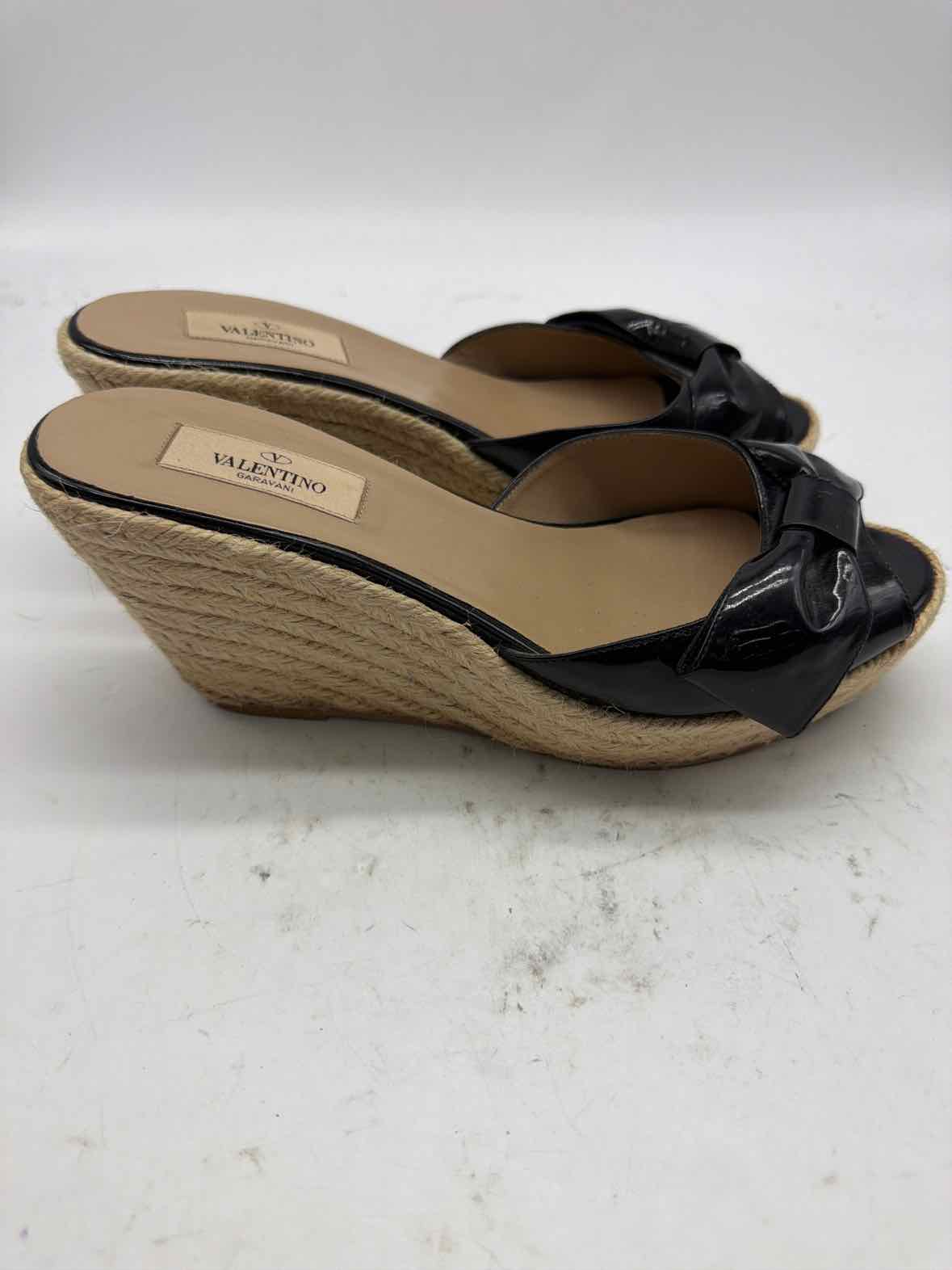 Pre-Owned Valentino Barely There Size 9 Wedge Heels | True Fashionistas.