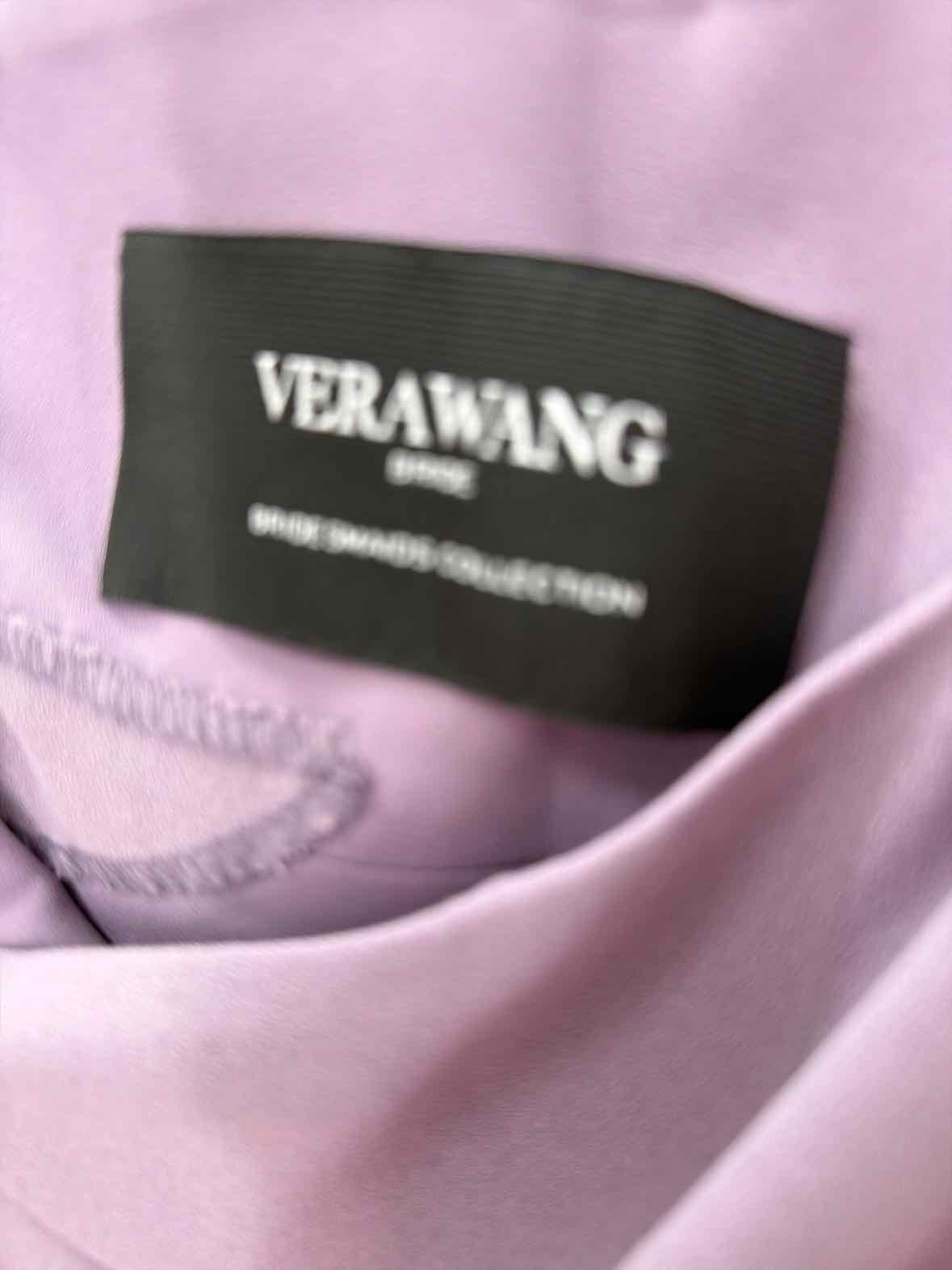 Pre-Owned Vera Wang Purple Size 10 1 Shoulder Long Evening Gown | True Fashionistas.