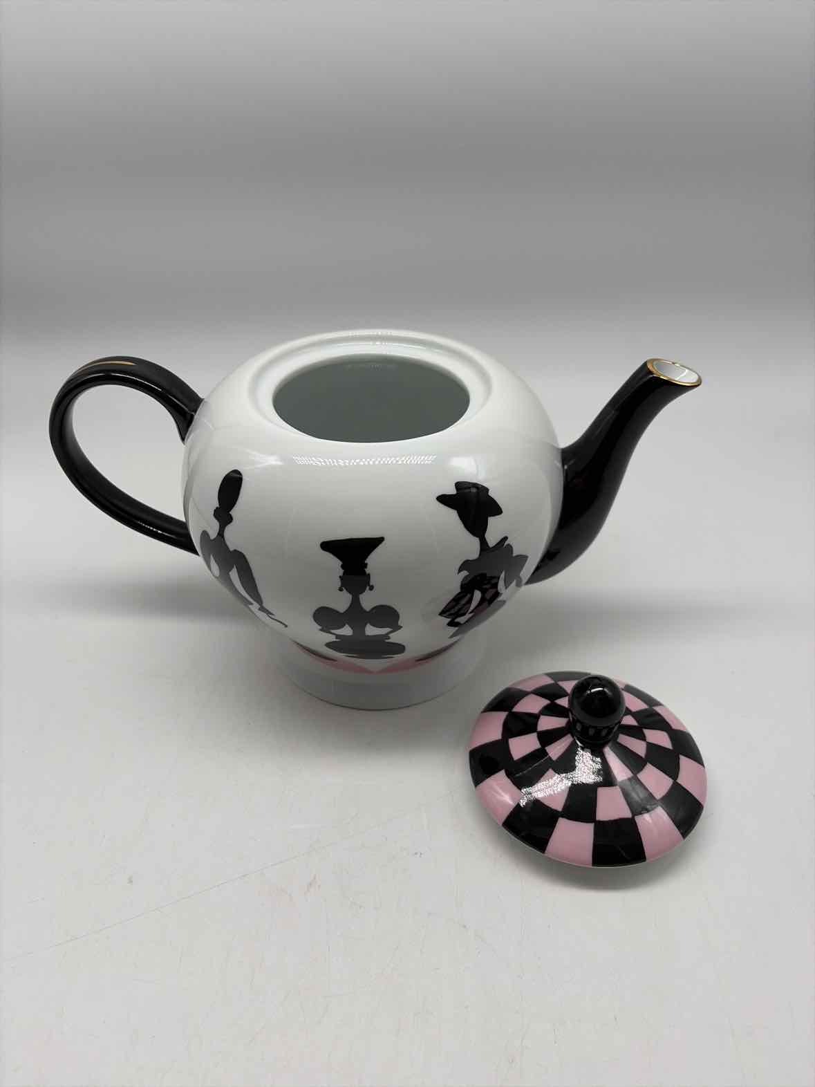 Nordstrom Pink & Black Tea Pot | True Fashionistas.