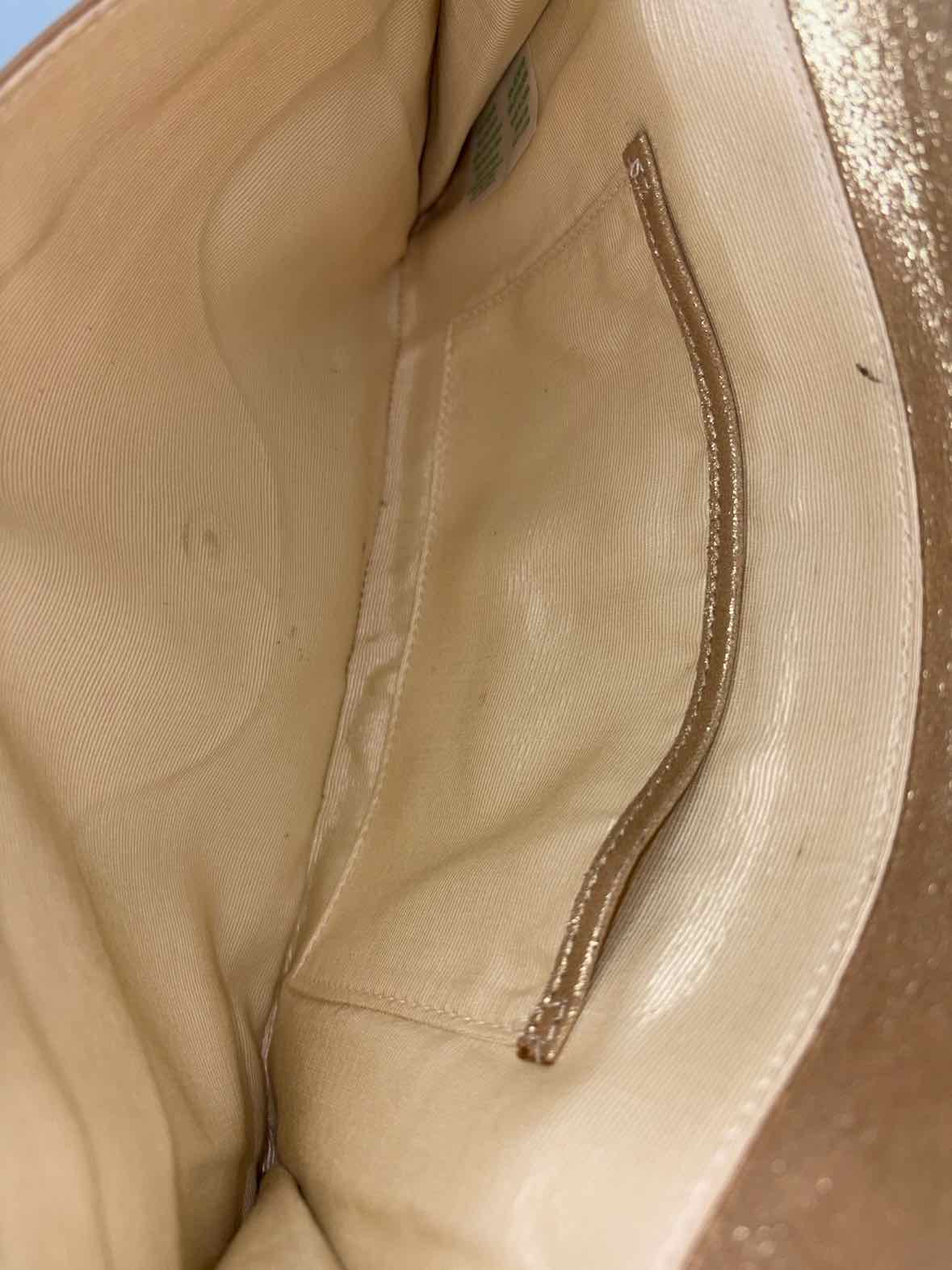 Pre-Owned Lilly Pulitzer Gold Clutch Clutch | True Fashionistas.