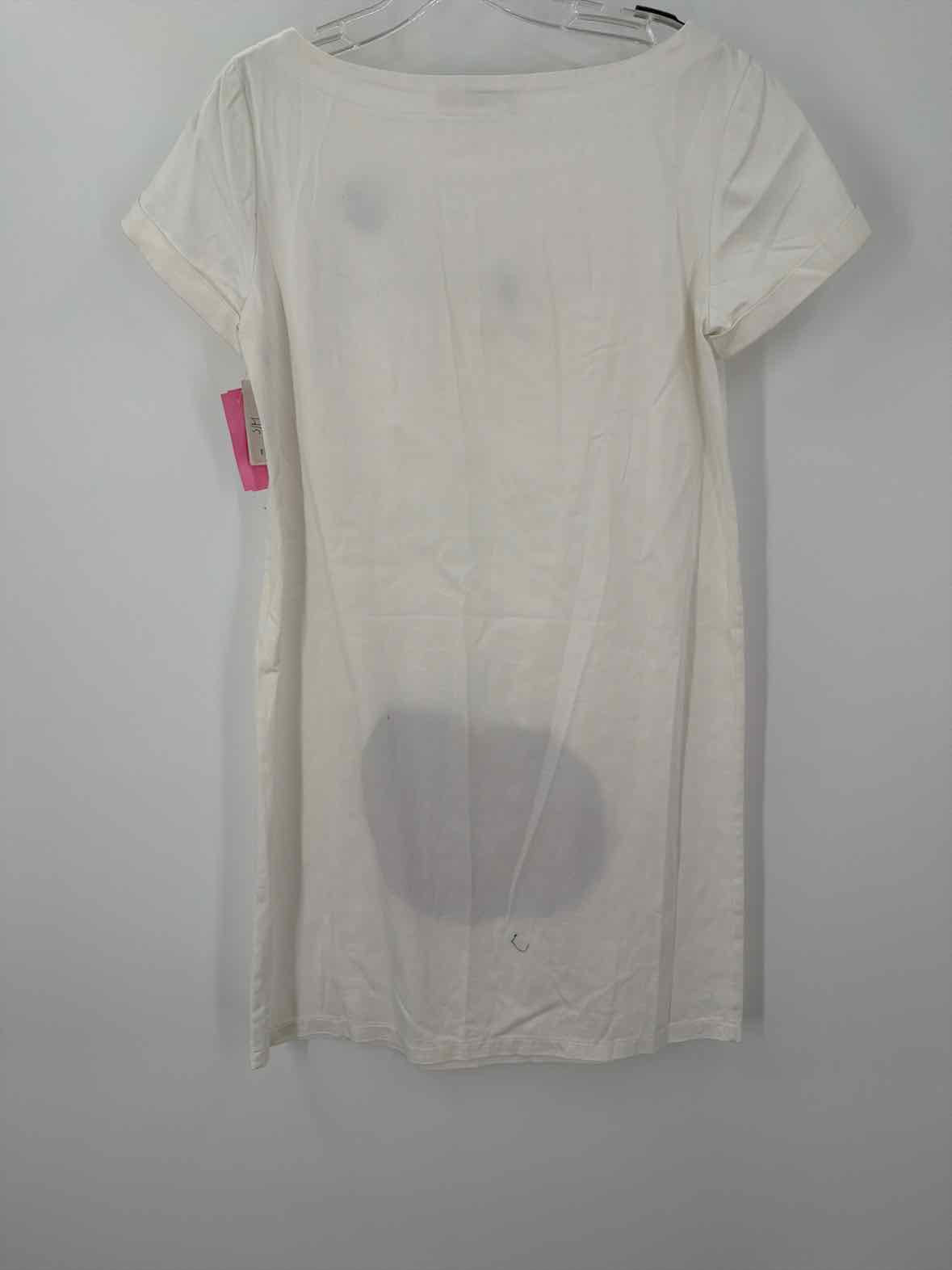 Pre-Owned Loup White Size 40 Short Short Sleeve Dress | True Fashionistas.