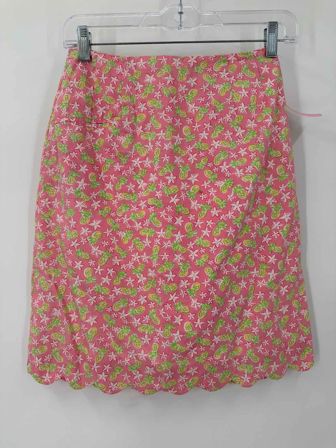 Pre-Owned Lilly Pulitzer Pink Size 2 Vintage Pencil Skirt | True Fashionistas.