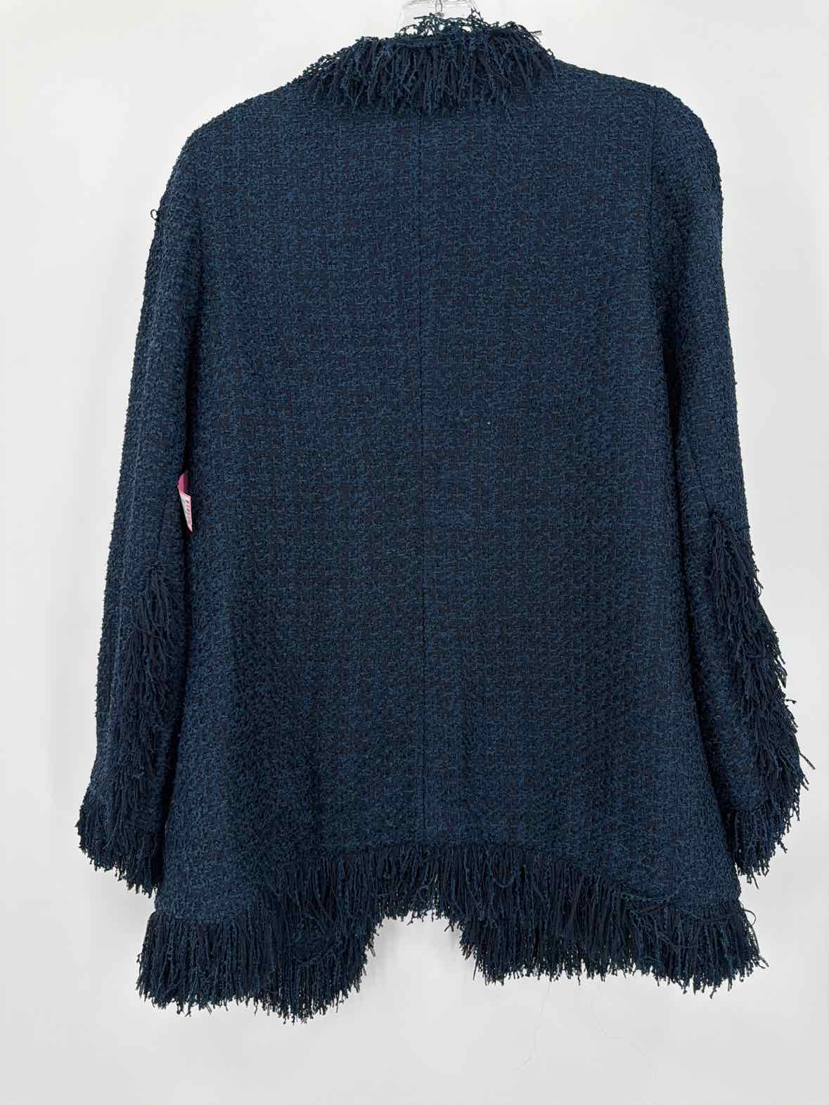 Pre-Owned Edward Achour Navy Size 40/6 Blazer | True Fashionistas.