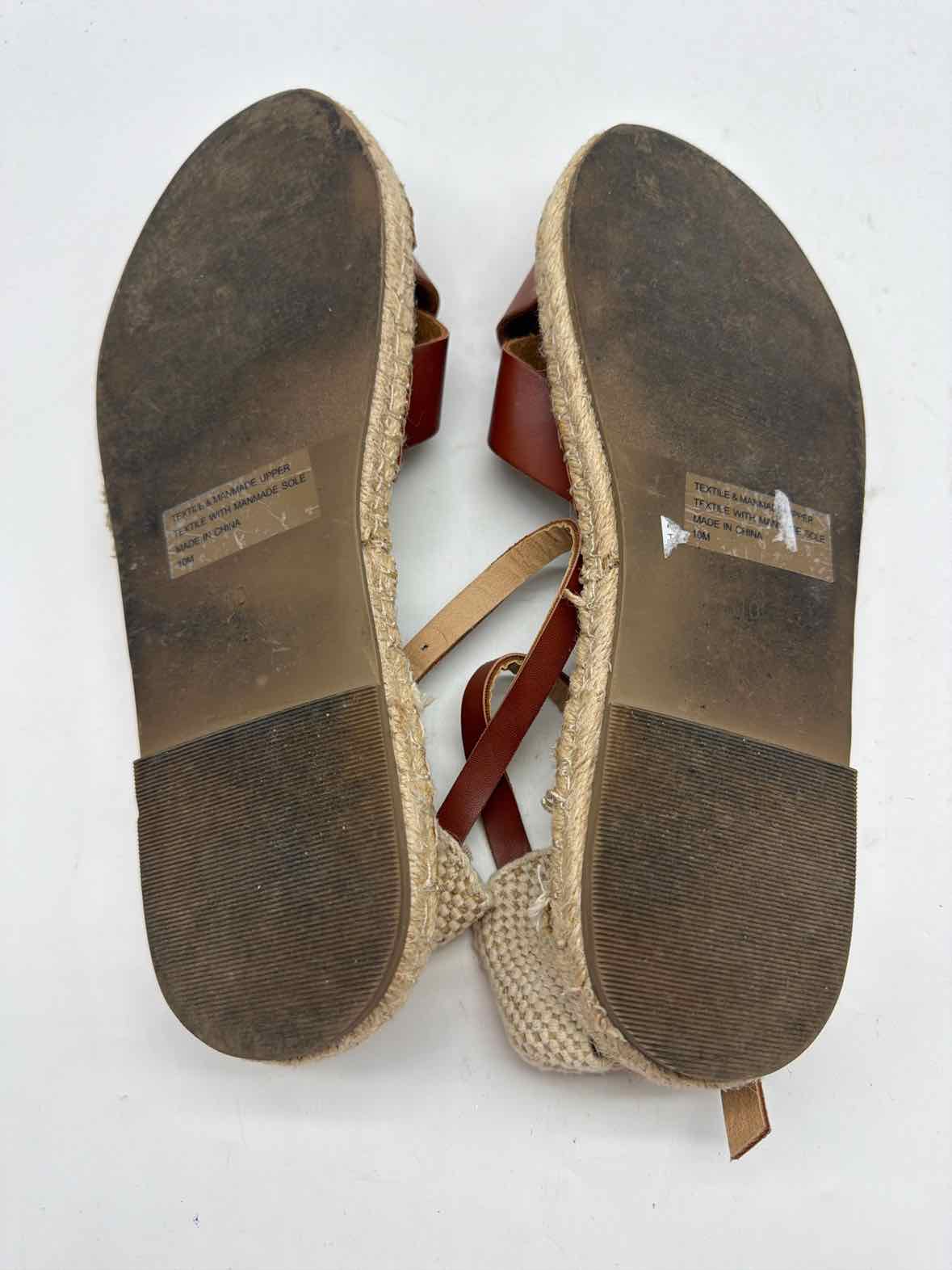 Pre-Owned Loft Brown Size 10 Espadrille Sandals | True Fashionistas.