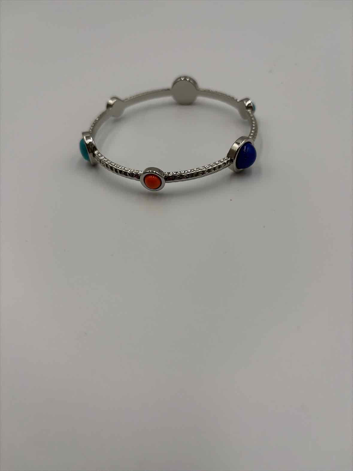 Rj Graziano Silver Bangle Bracelet | True Fashionistas.