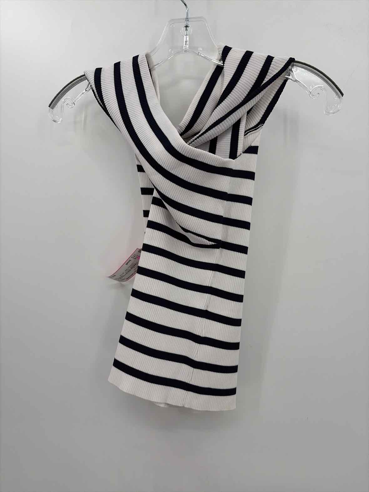 COMMENSE White Size Small Stripe Tank Top | True Fashionistas.
