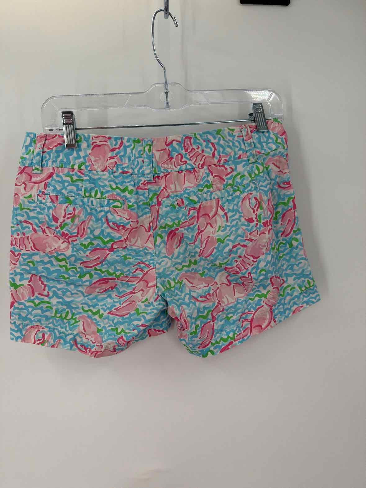 Pre-Owned Lilly Pulitzer Blue Size 0 Callahan Printed Shorts | True Fashionistas.