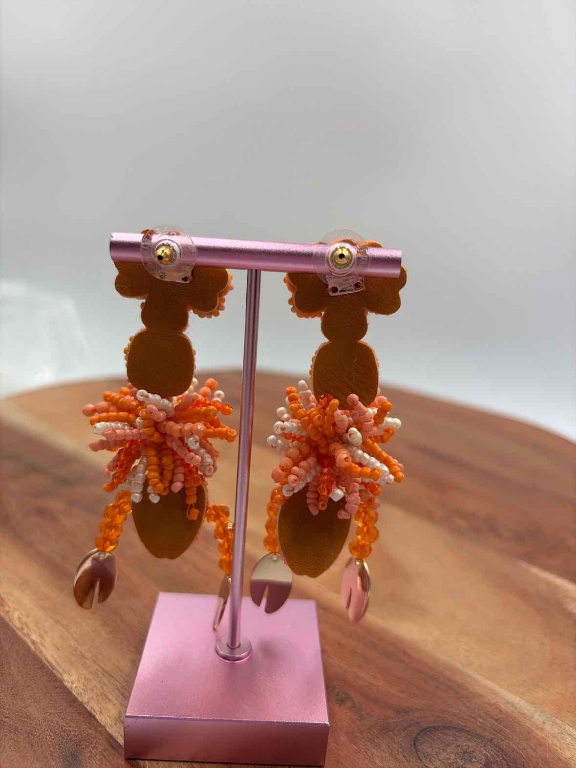 Baublebar Orange Lobster Beaded Earrings | True Fashionistas.