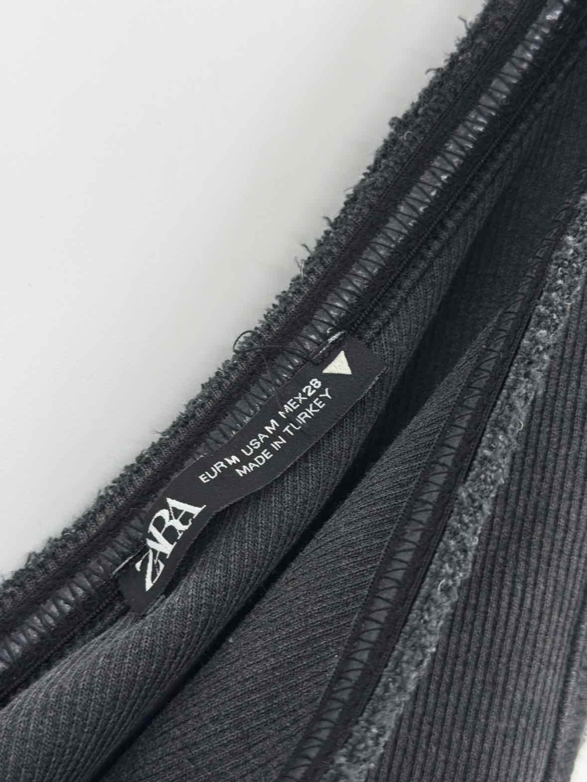 Pre-Owned Zara Grey Size Medium Long Sleeveless Dress | True Fashionistas.