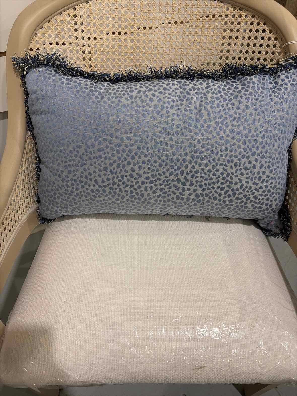 Frontgate Blue Pillow | True Fashionistas.