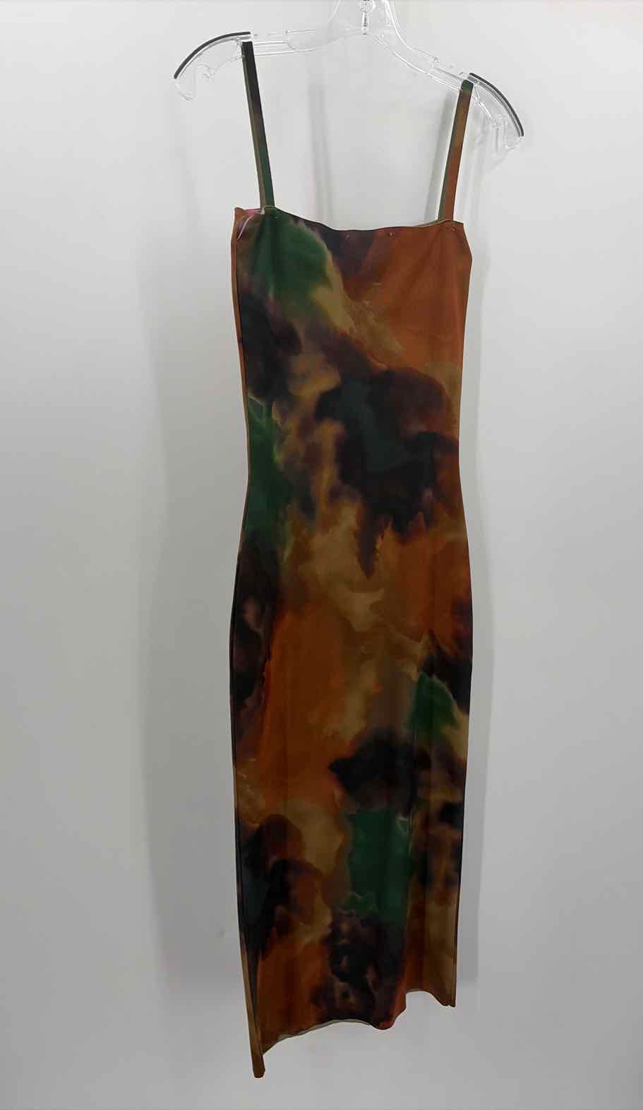 Pre-Owned Zara Brown Size Medium Maxi Sleeveless Dress | True Fashionistas.